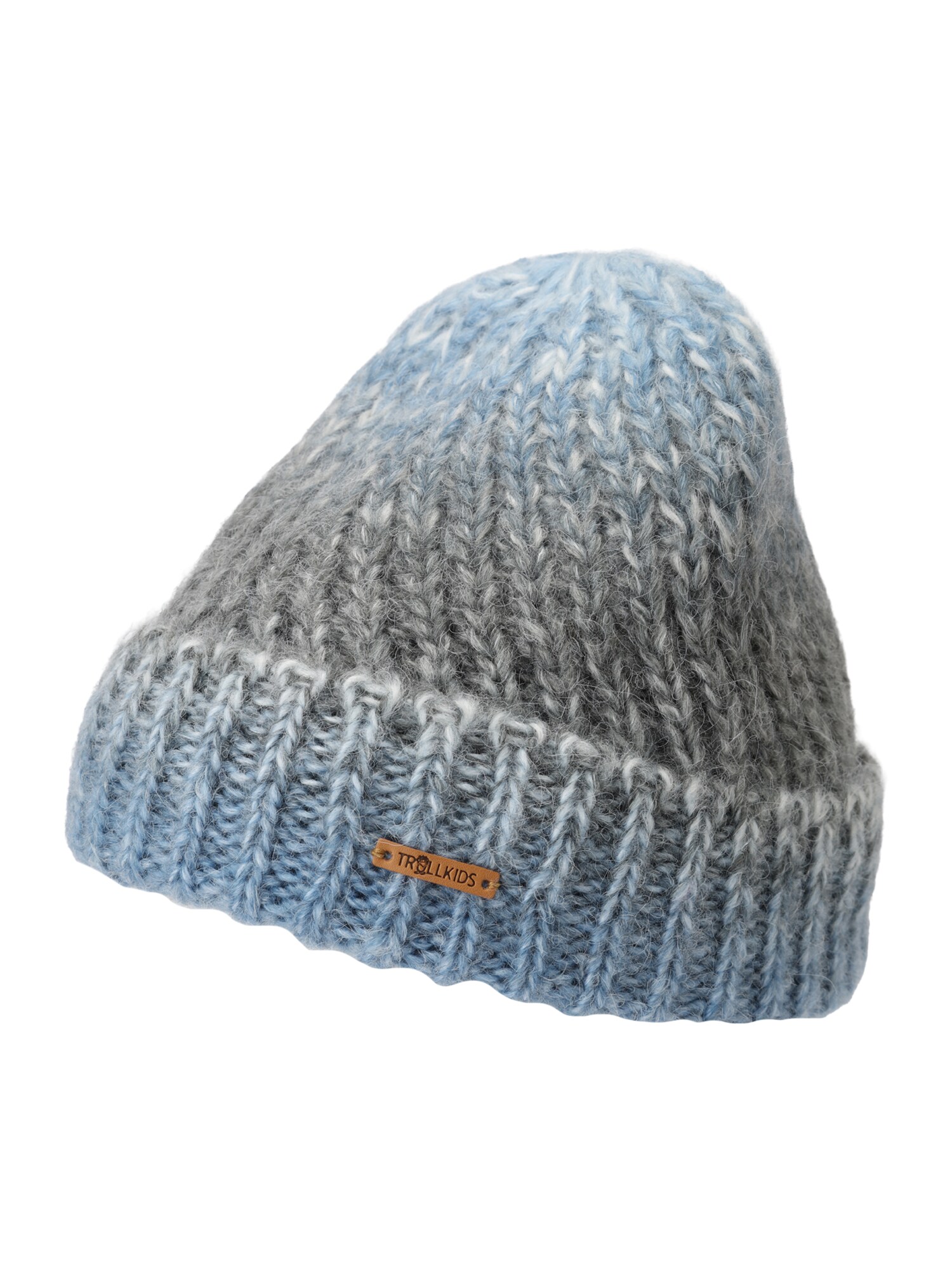 TROLLKIDS Căciulă Senja  albastru pastel / gri