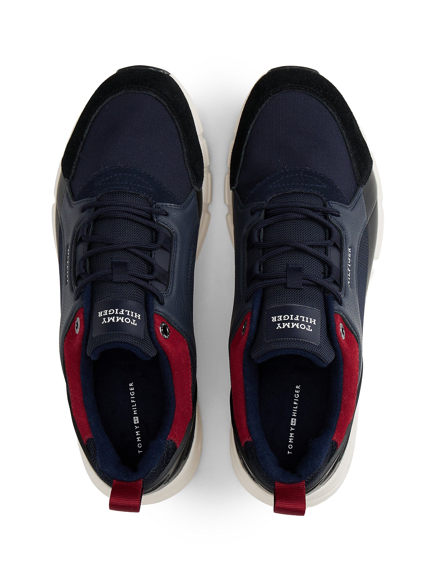 TOMMY HILFIGER Nízke tenisky modrá / červená / čierna (obrázok 3)