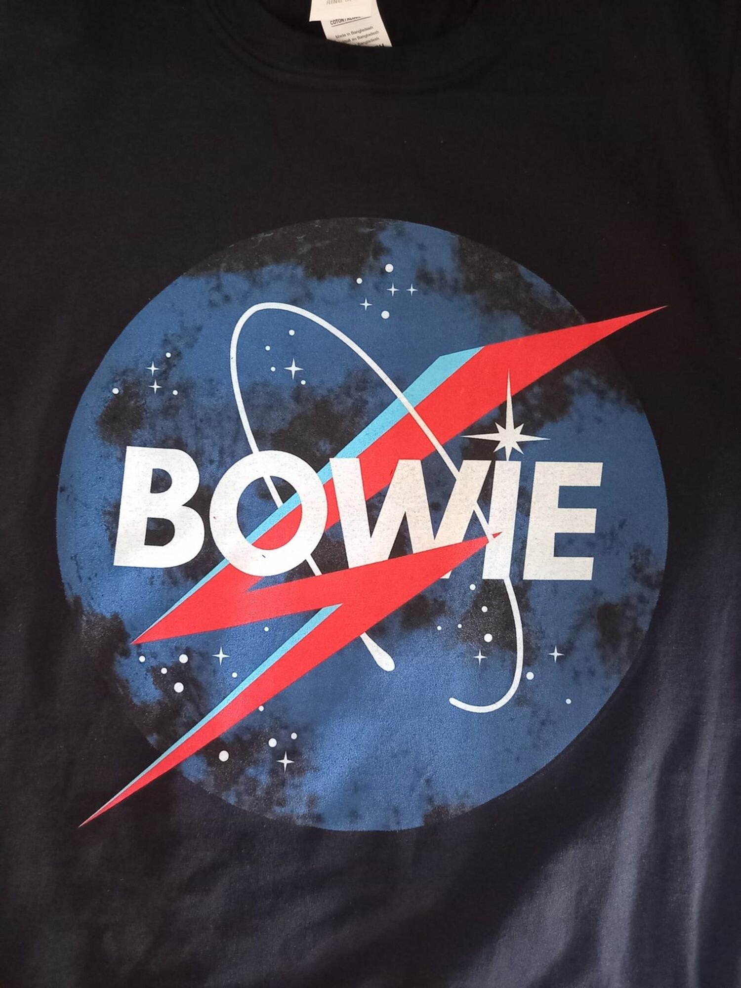 Rockshirts Sudadera 'David Bowie Spaceman Kapuzenpullover' negro – imagen 2
