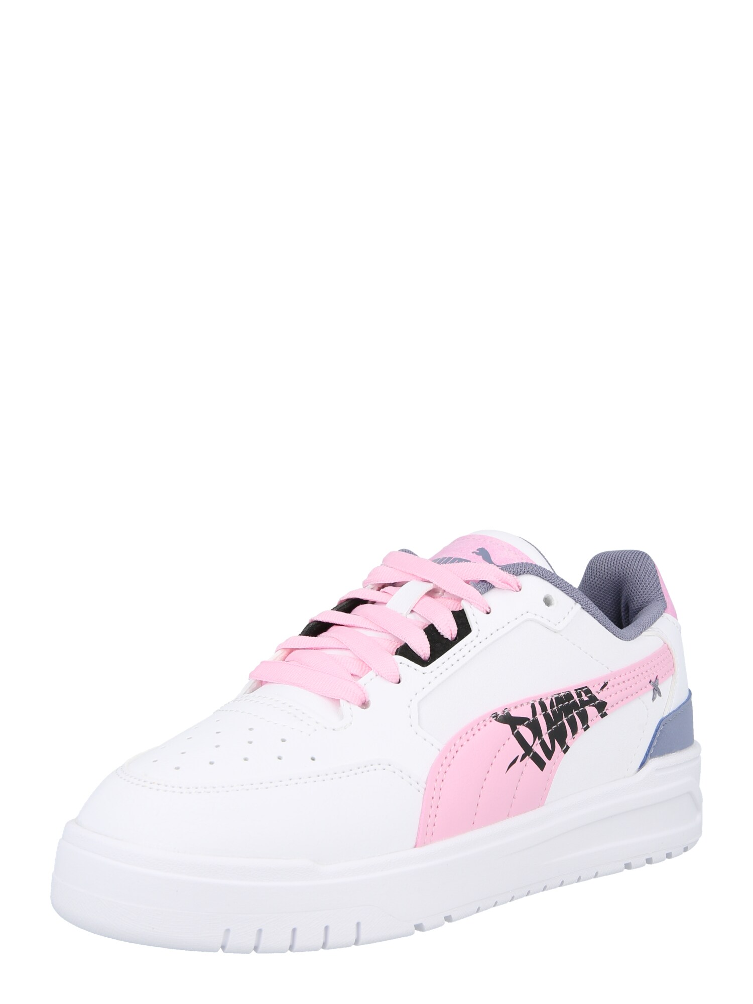 PUMA Sneaker 'Shuffle Downtown Lo Mid 90'  gri / roz / alb
