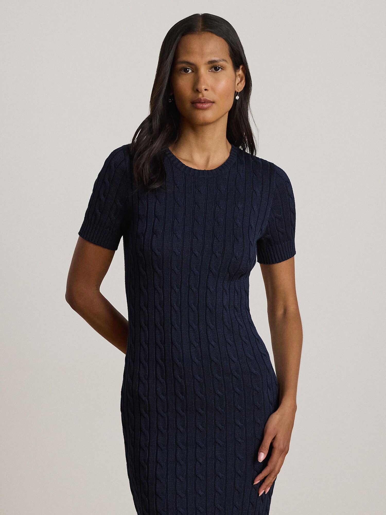Lauren Ralph Lauren Vestido de punto  navy – imagen 12
