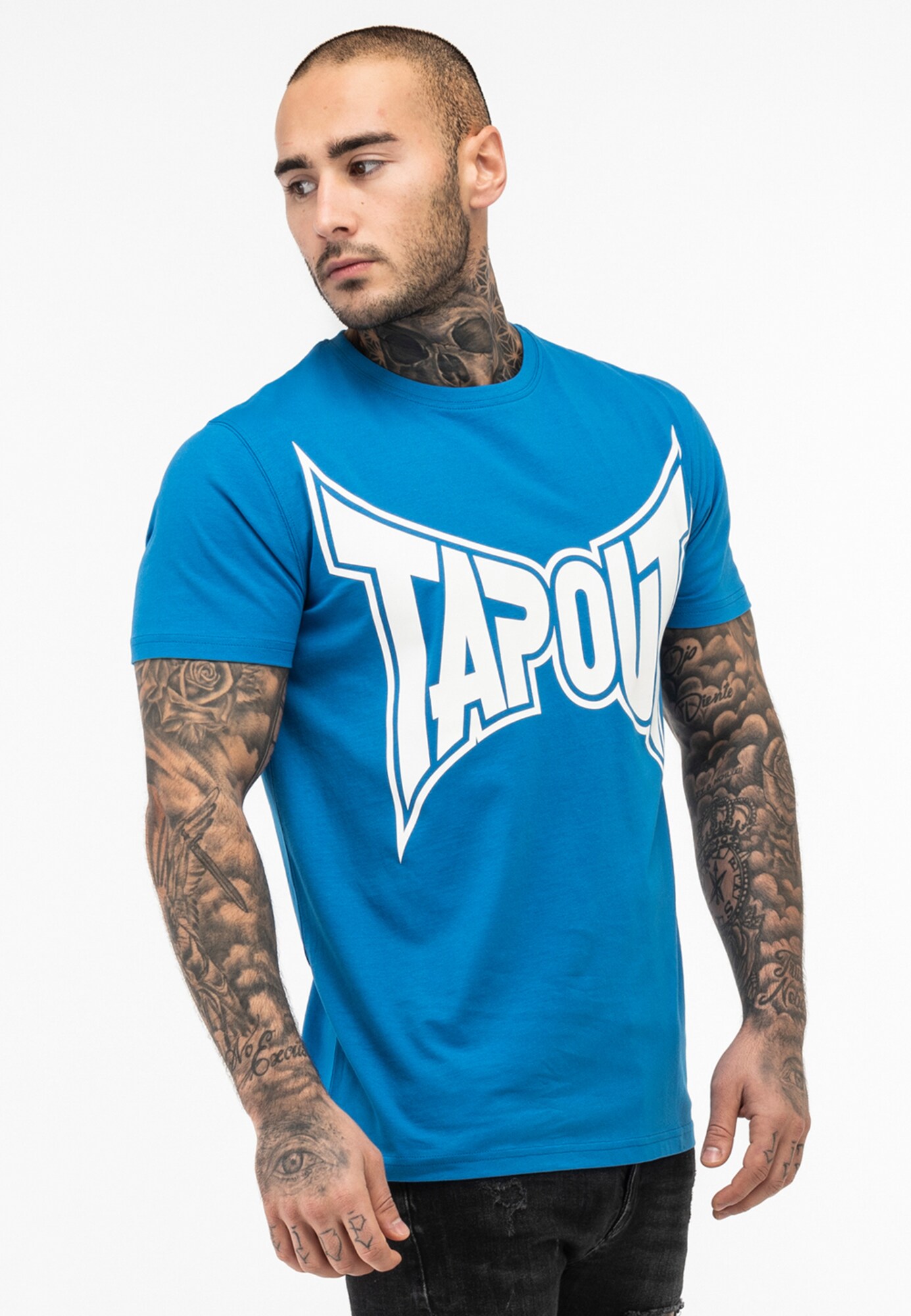 Tapout Póló  királykék / fehér termék 2. képe