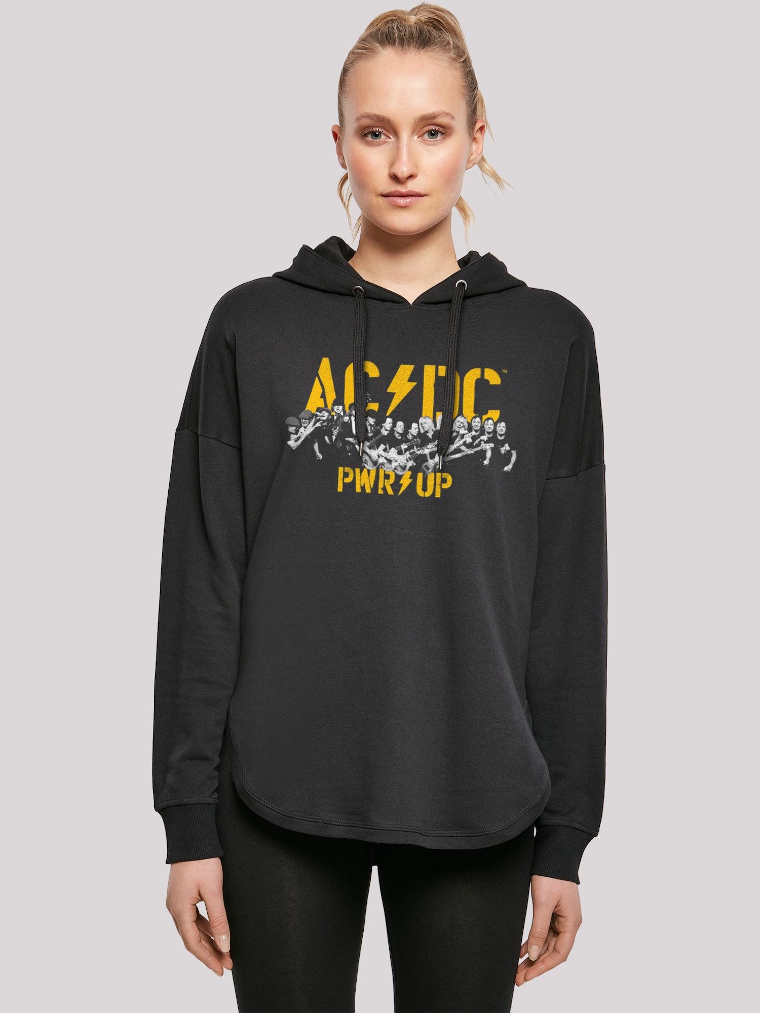 Thumbnail - F4NT4STIC Sweatshirt ACDC Rock Band PWRUP Portrait Motion
