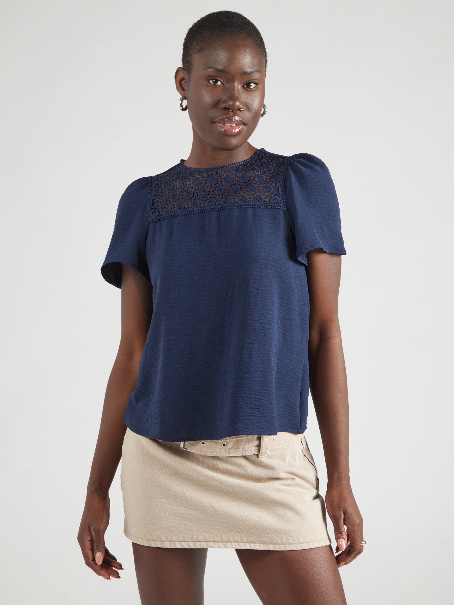 VERO MODA Blúz 'VMALVA' tengerészkék termék 2. képe