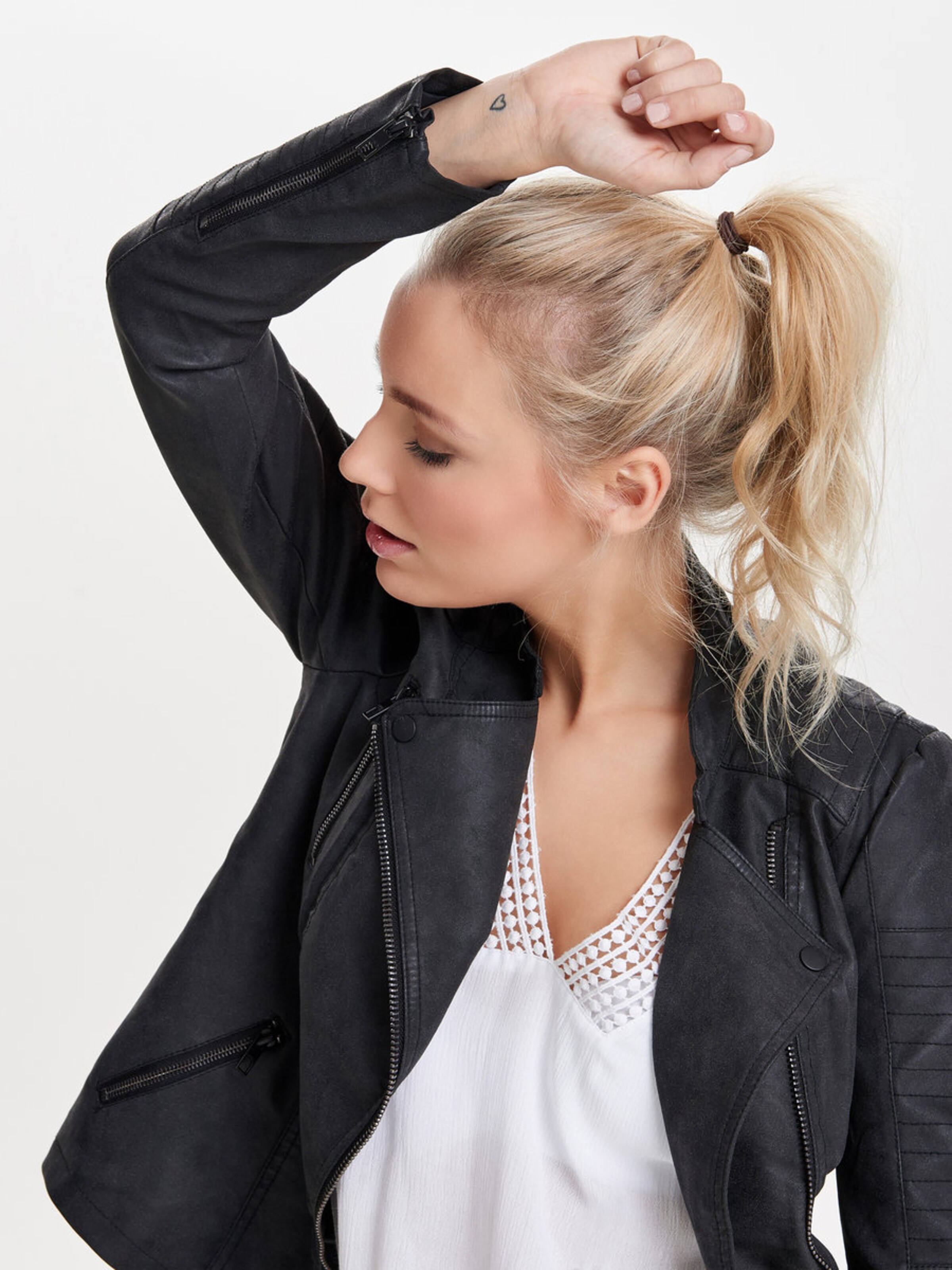 Only Veste Mi-Saison 'ava' XS Noir