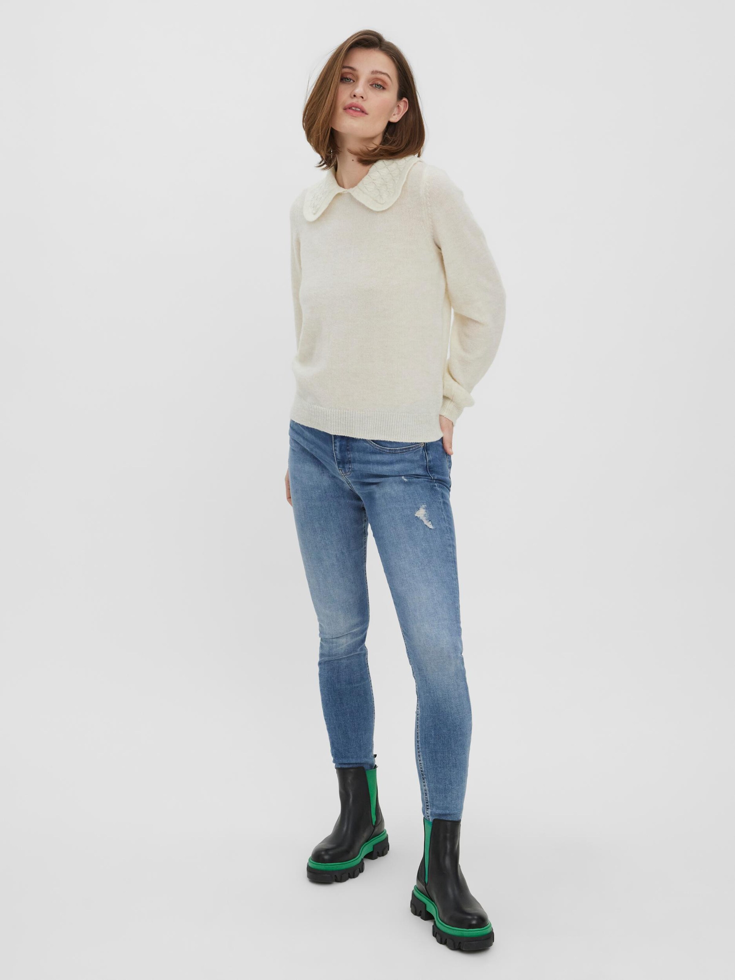 Vero Moda Pull-Over 'vigga' L Gris