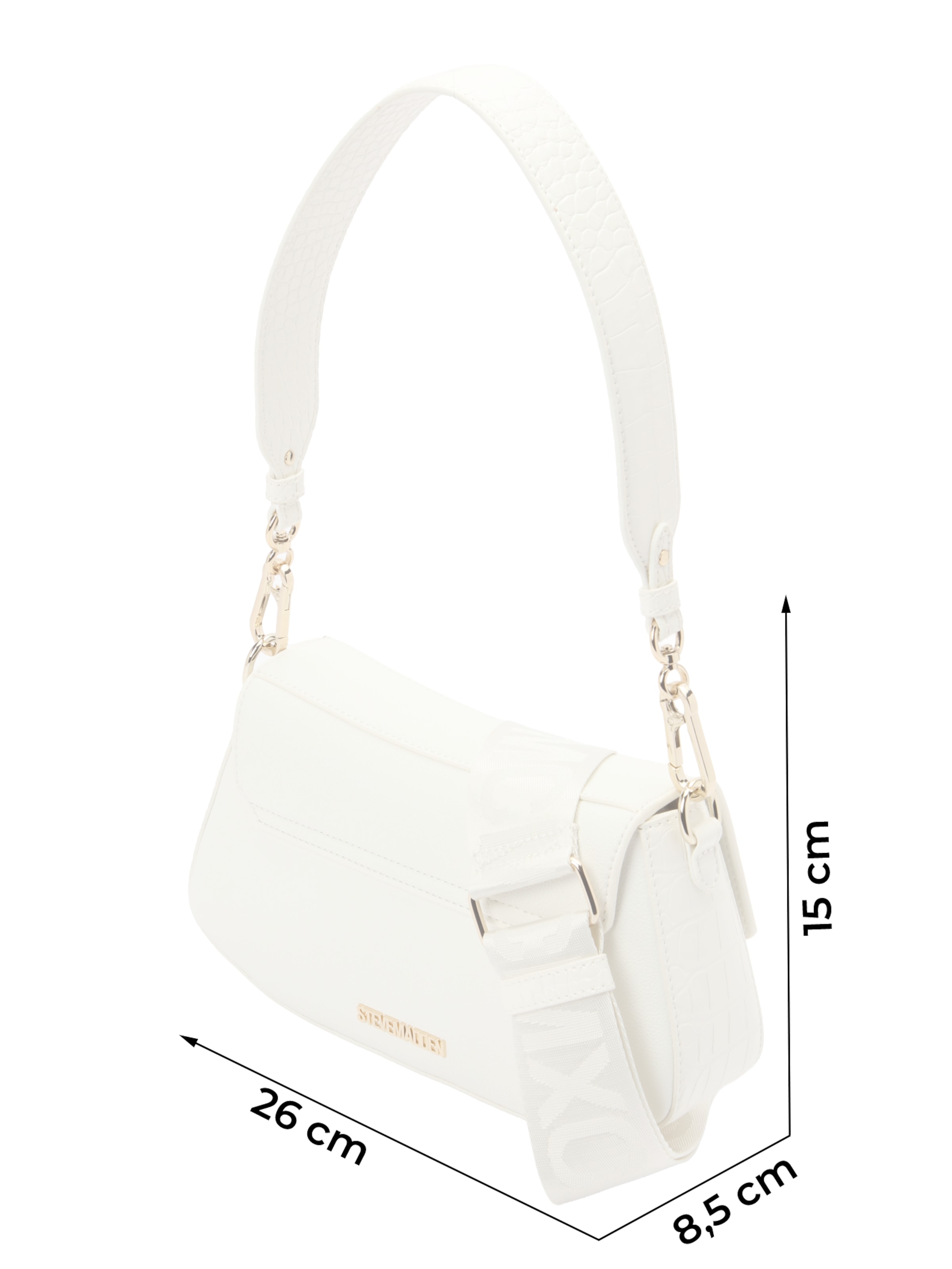 STEVE MADDEN Kézitáska 'Blyon-C' női fehér one_size