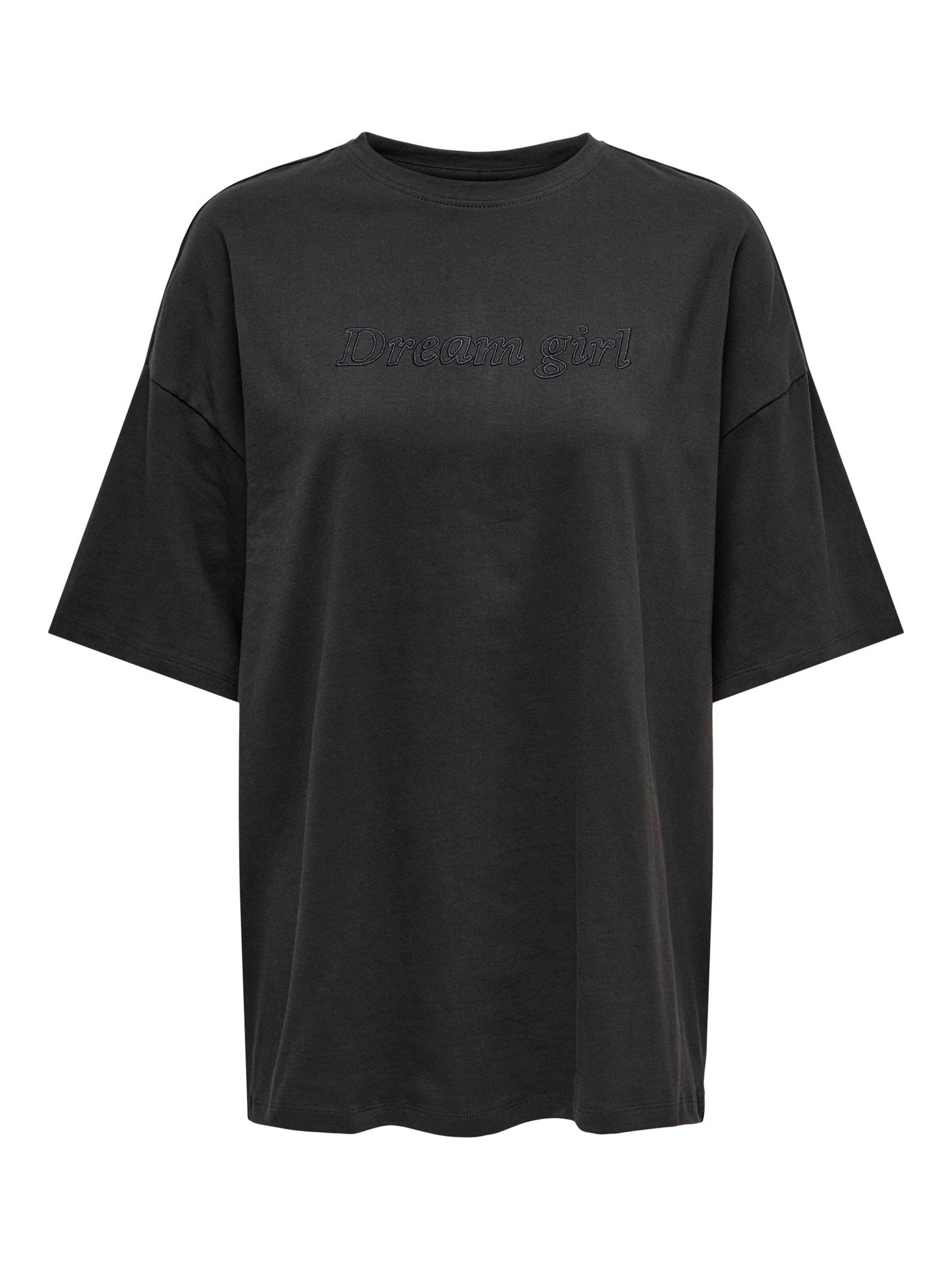 Only T-Shirt 'joy' L Noir