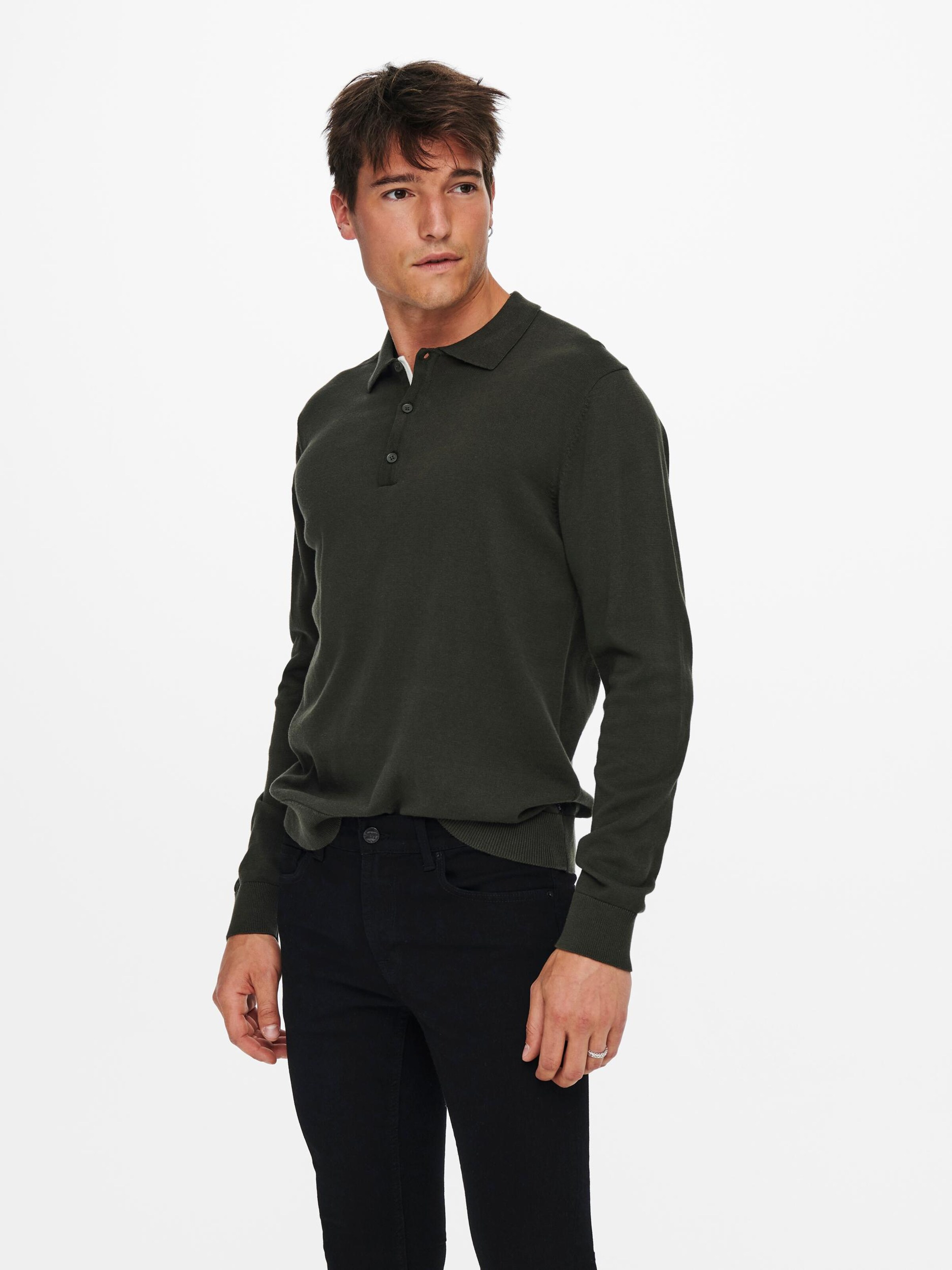 Only & Sons Pull-Over 'christoph' L Vert