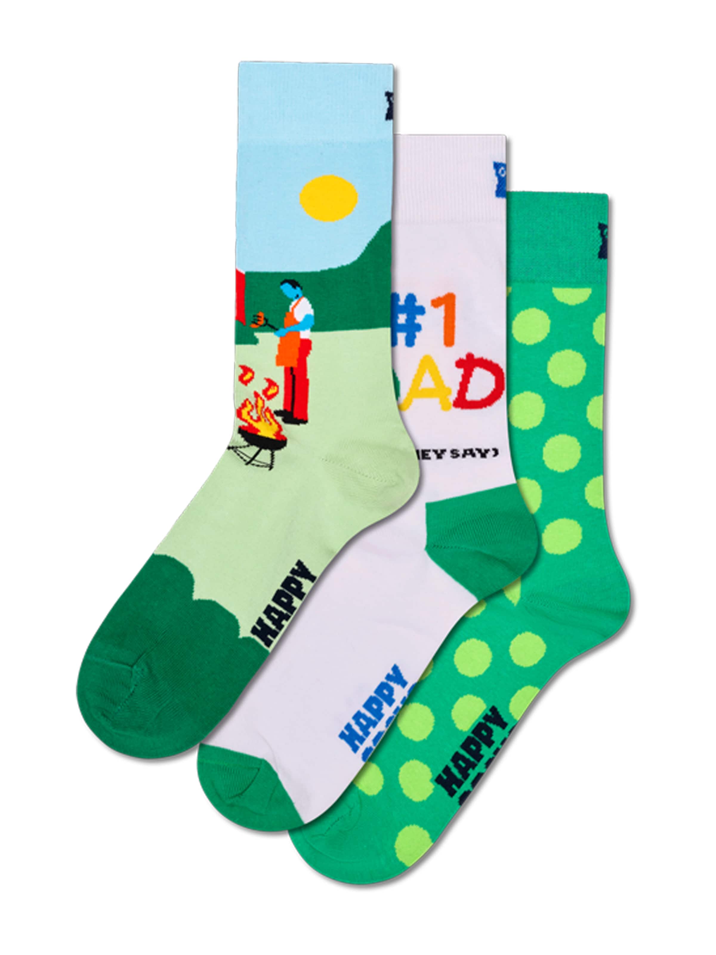 Happy Socks Ponožky muzi zelená 36