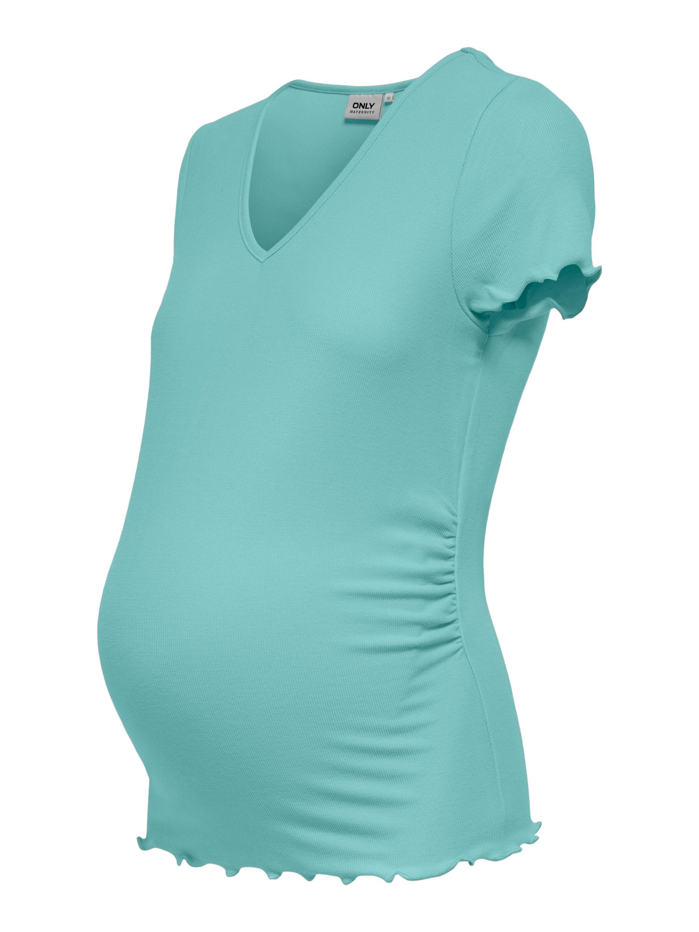 Only Maternity T-Shirt 'kika' L Bleu