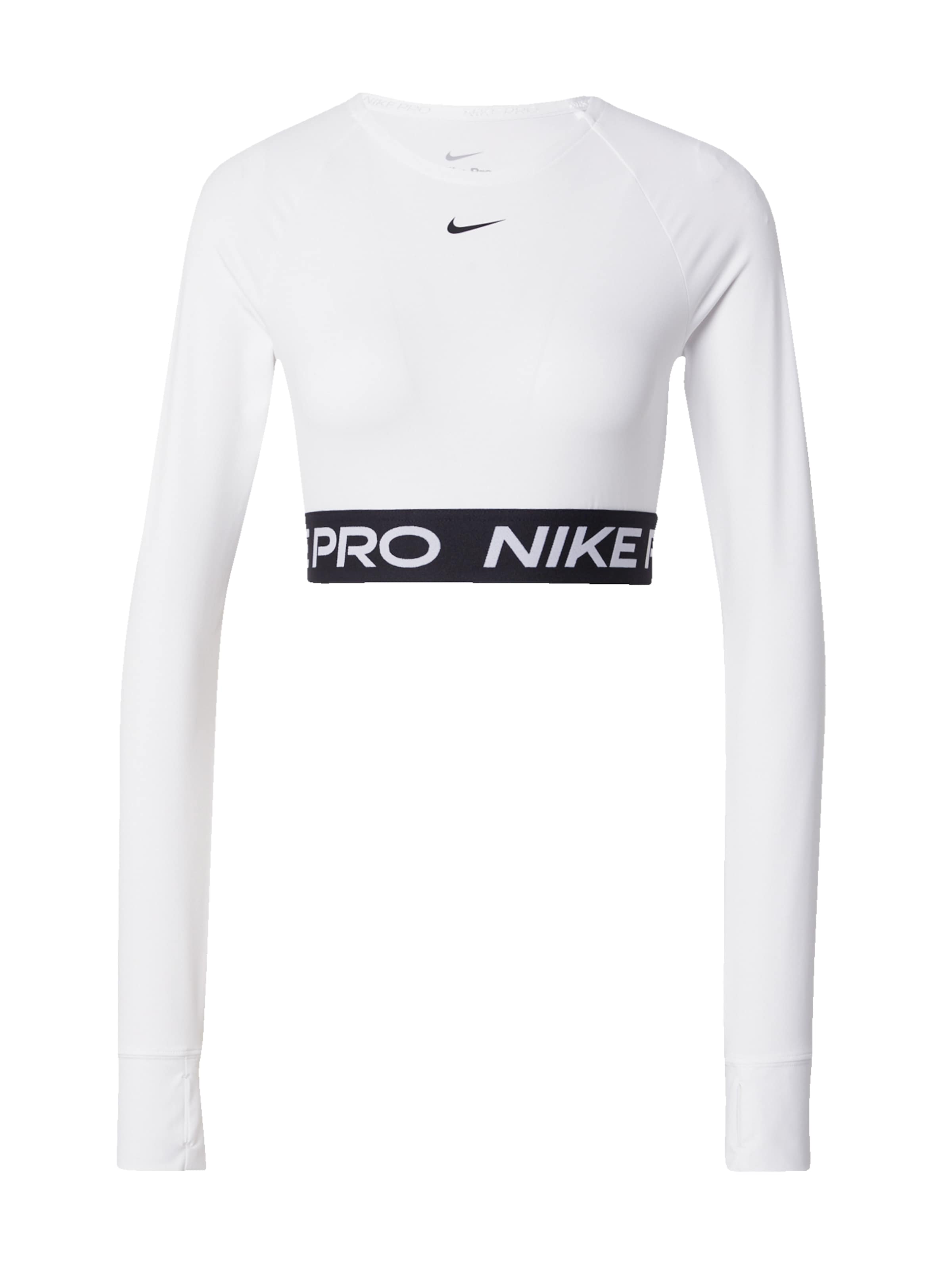 NIKE Funkčné tričko 'PRO' ženy biela s
