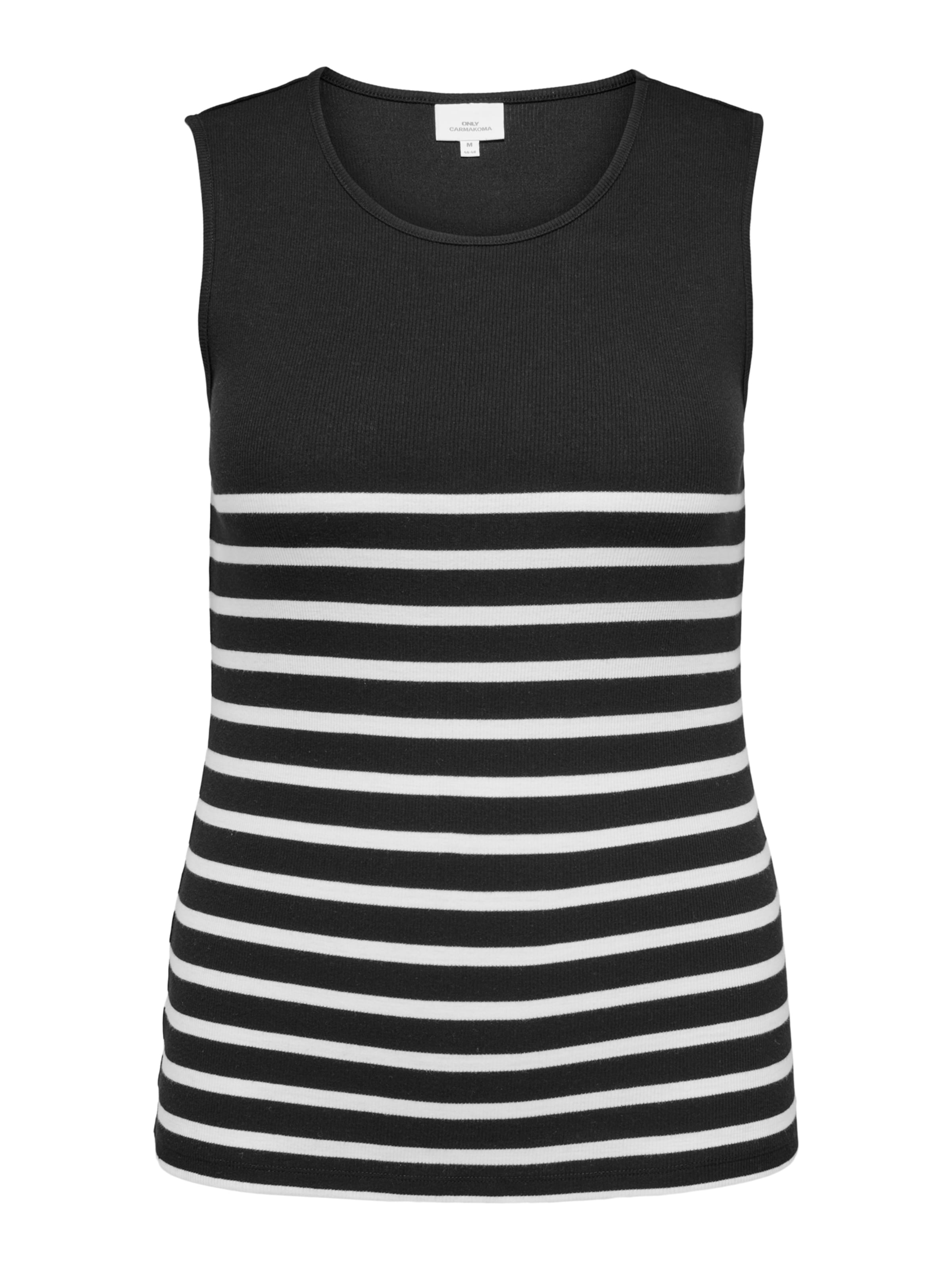 ONLY Carmakoma Top 'ONLCARKENYA' női fekete xxxl