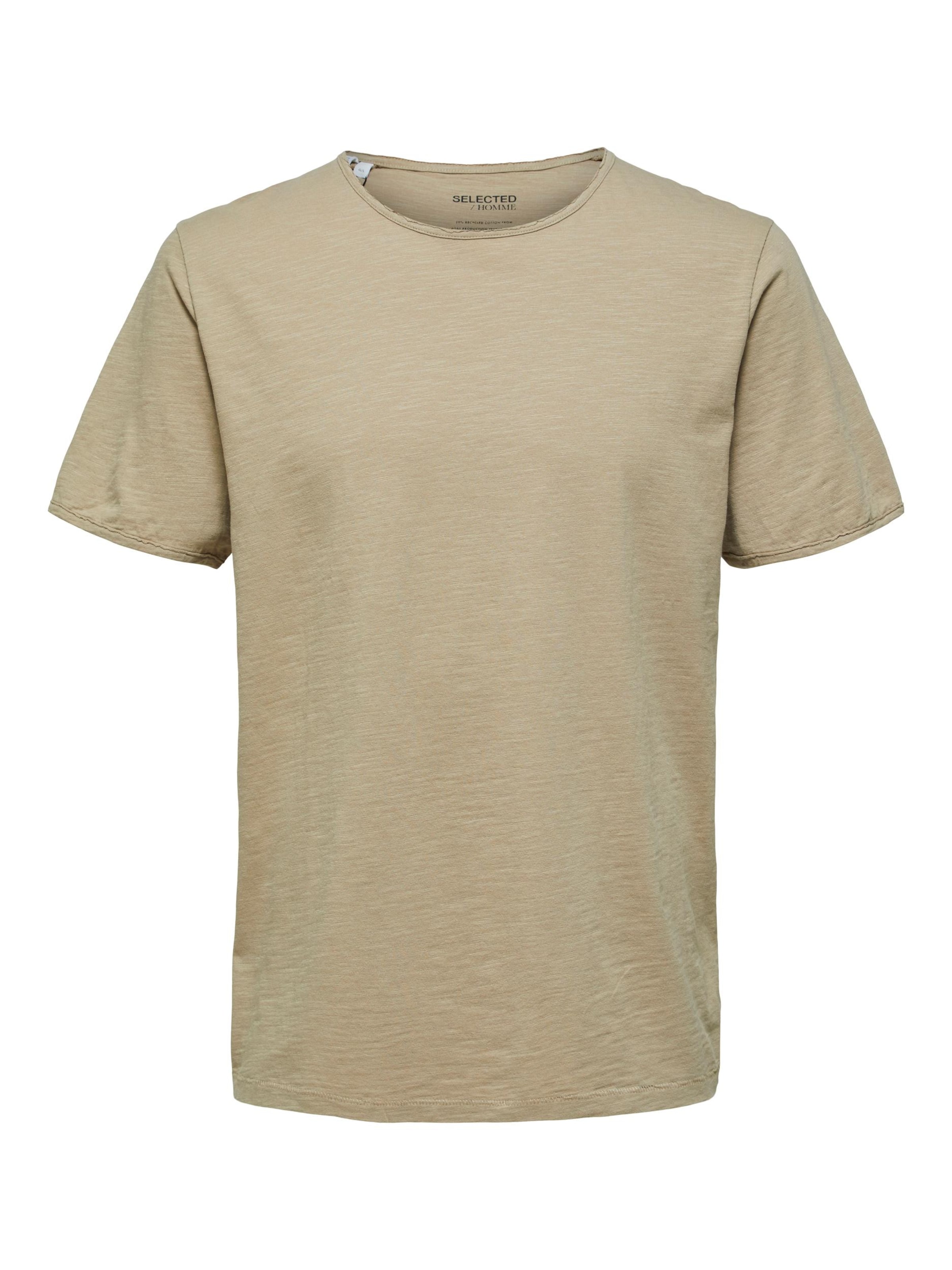 Selected Homme T-Shirt 'morgan' L Beige