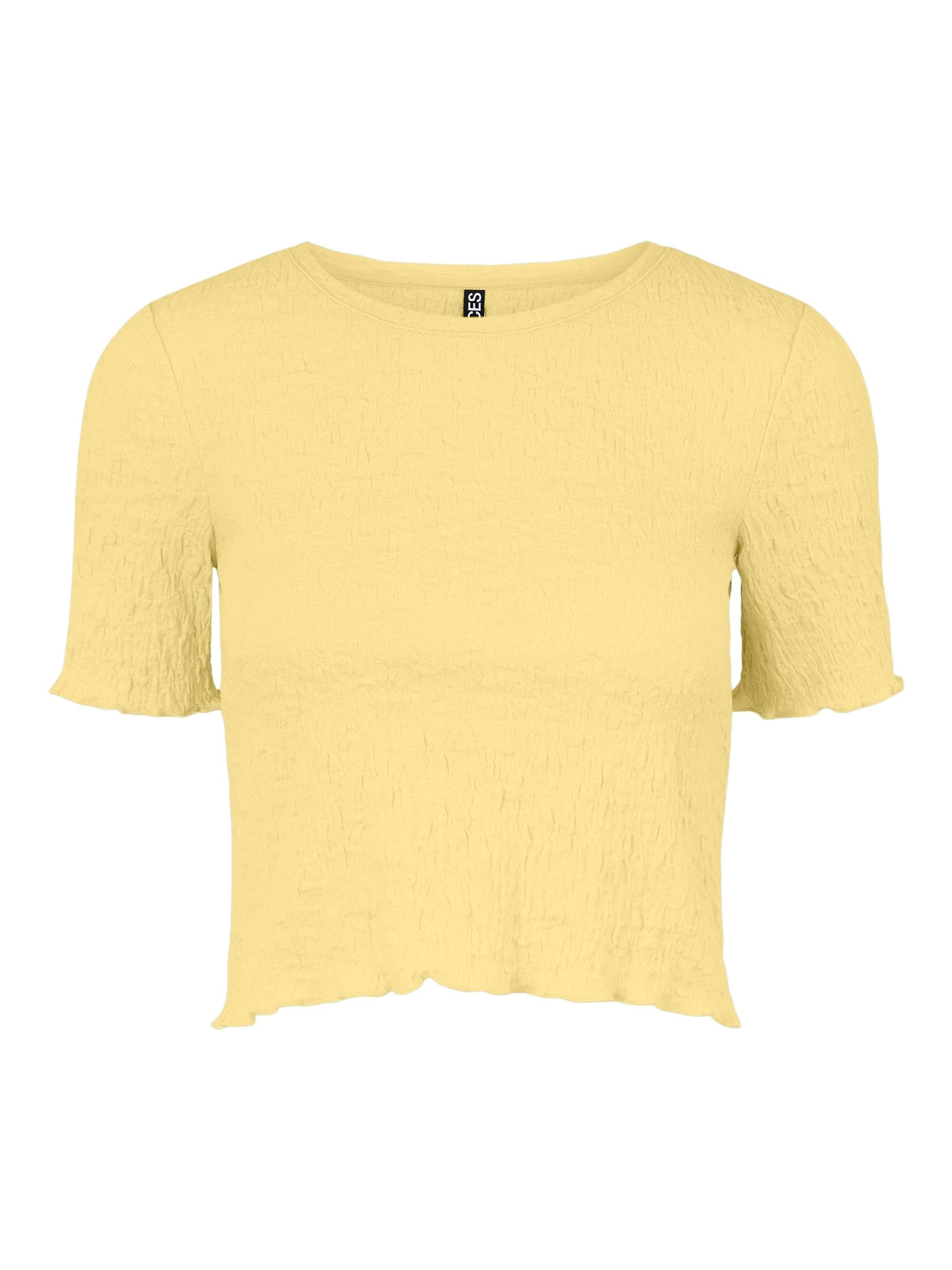 Pieces T-Shirt 'harlow' XS Jaune