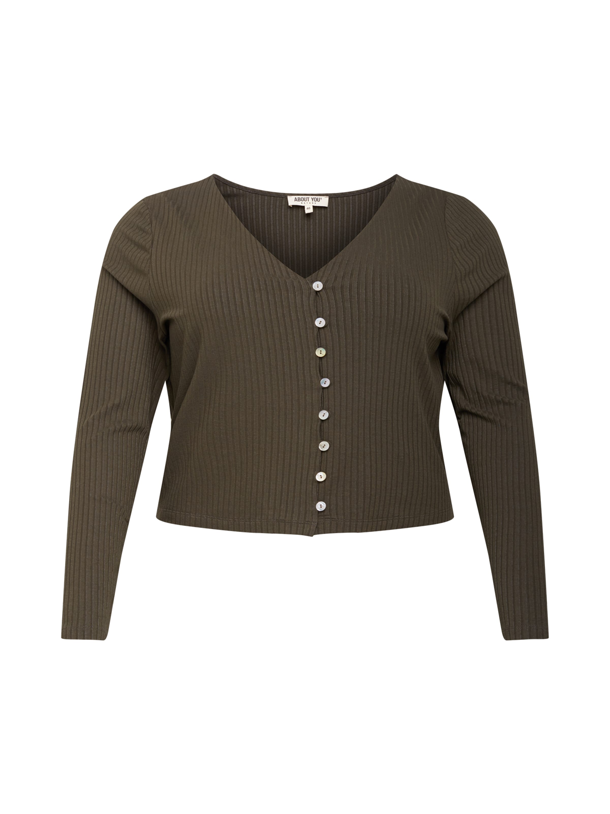ABOUT YOU Curvy Póló 'Selena' nói gruen 4xl