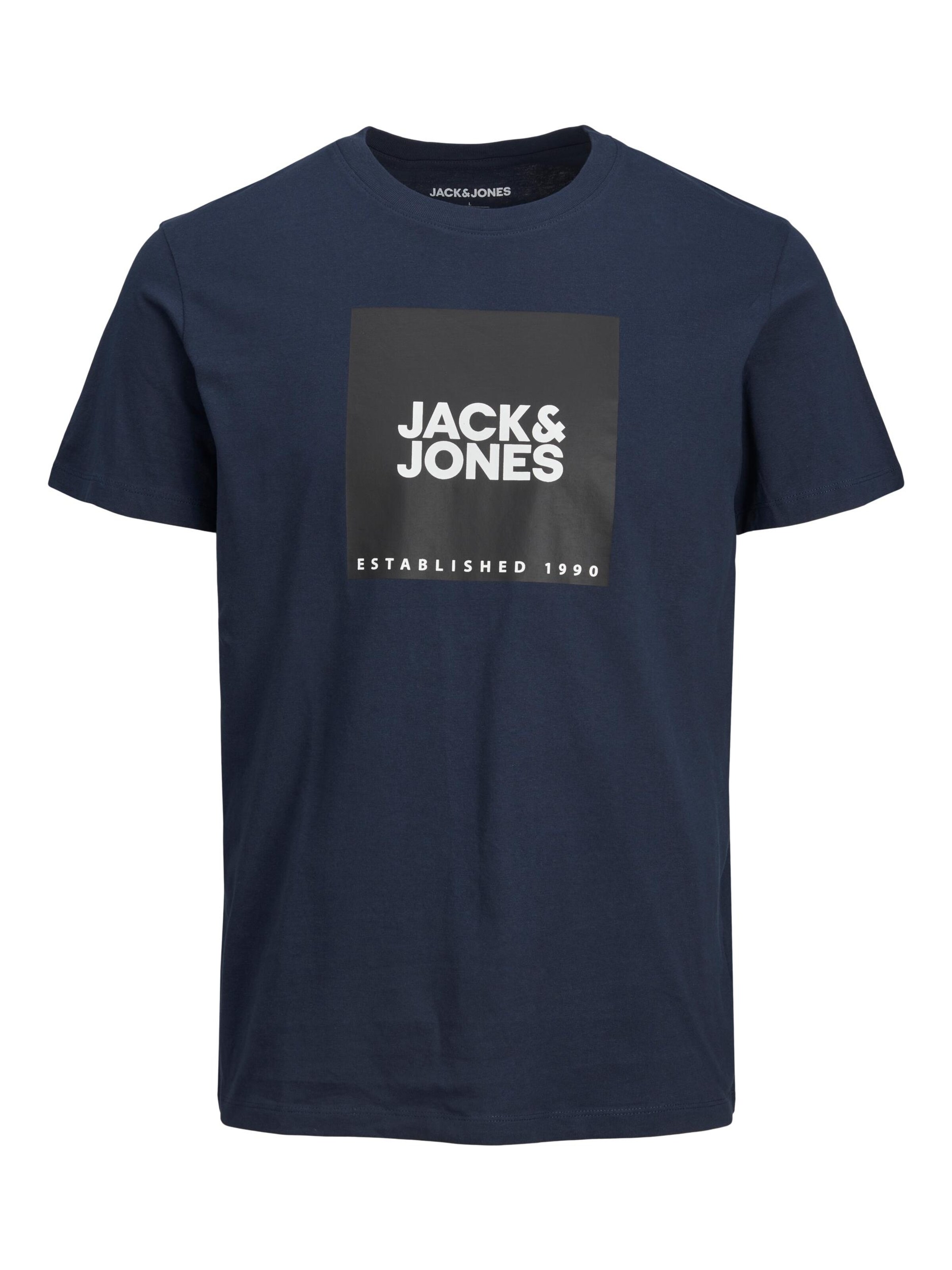 Jack & Jones Junior T-Shirt 'lock' 152 Bleu