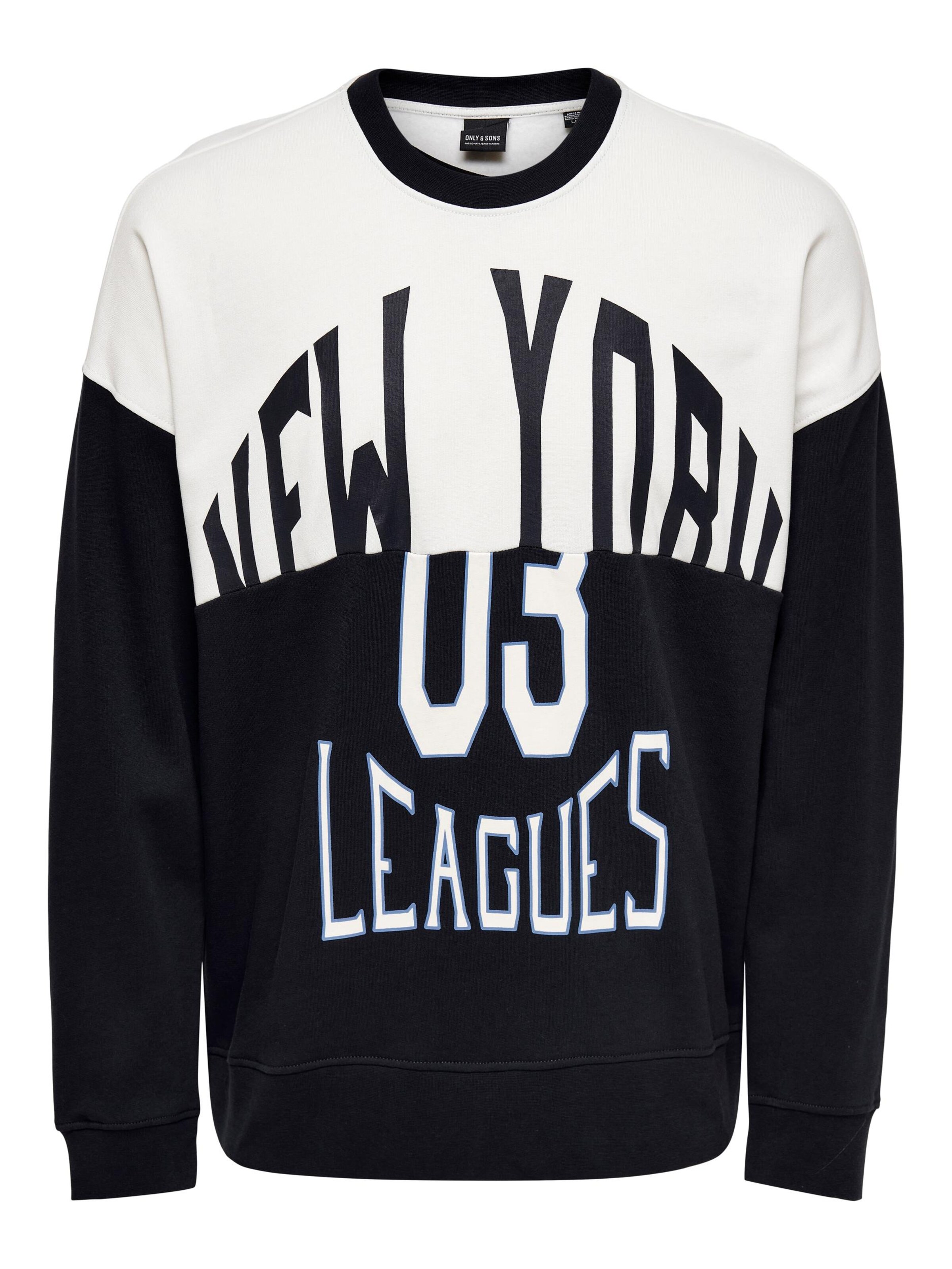 Only & Sons Sweat-Shirt 'nate' L Noir