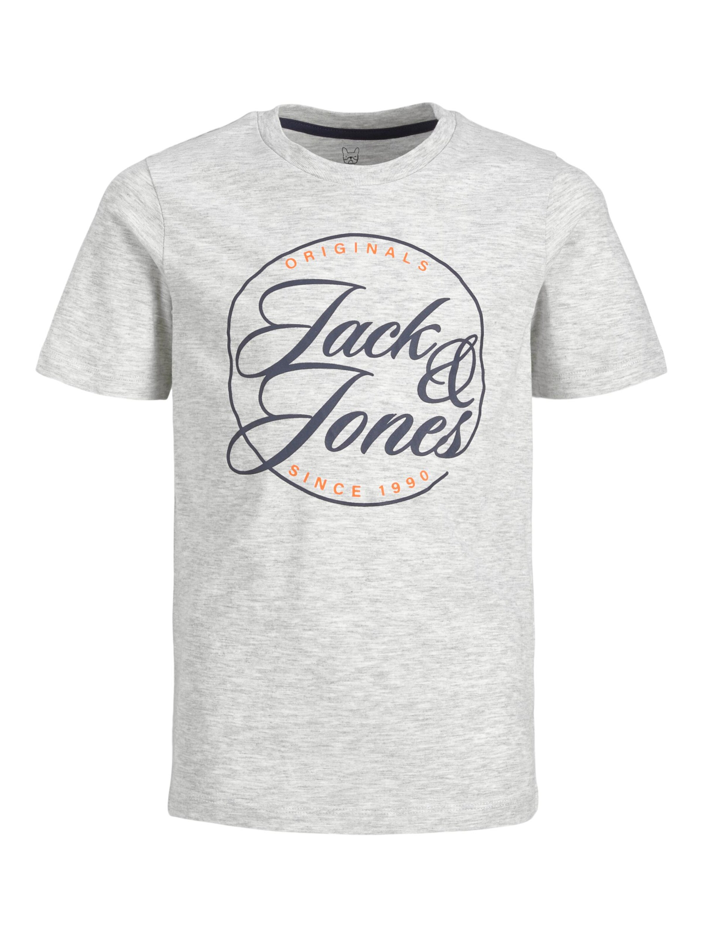 Jack & Jones Junior T-Shirt 'truce' 128 Gris