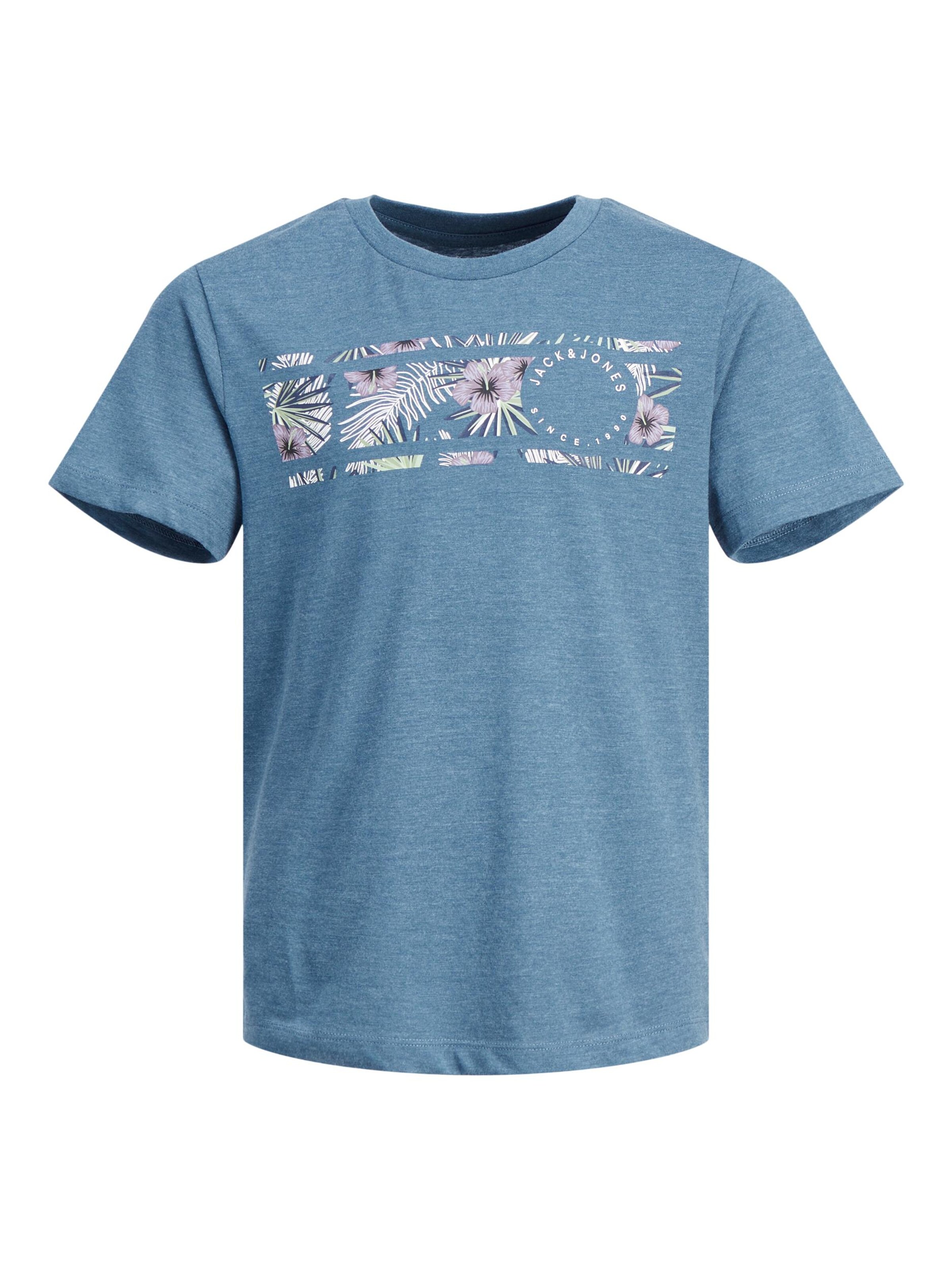 Jack & Jones Junior T-Shirt 'venice' 152 Bleu