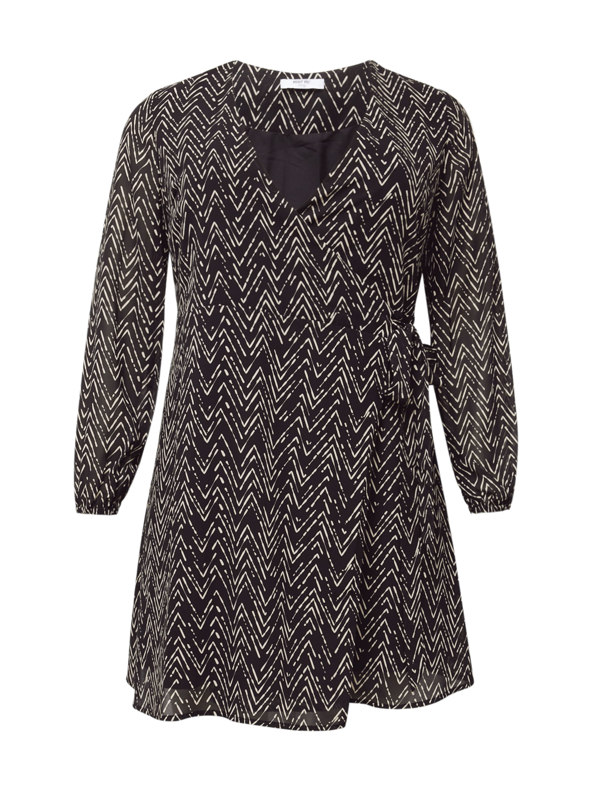 ABOUT YOU Curvy Jurk 'Louisa' dames schwarz 54