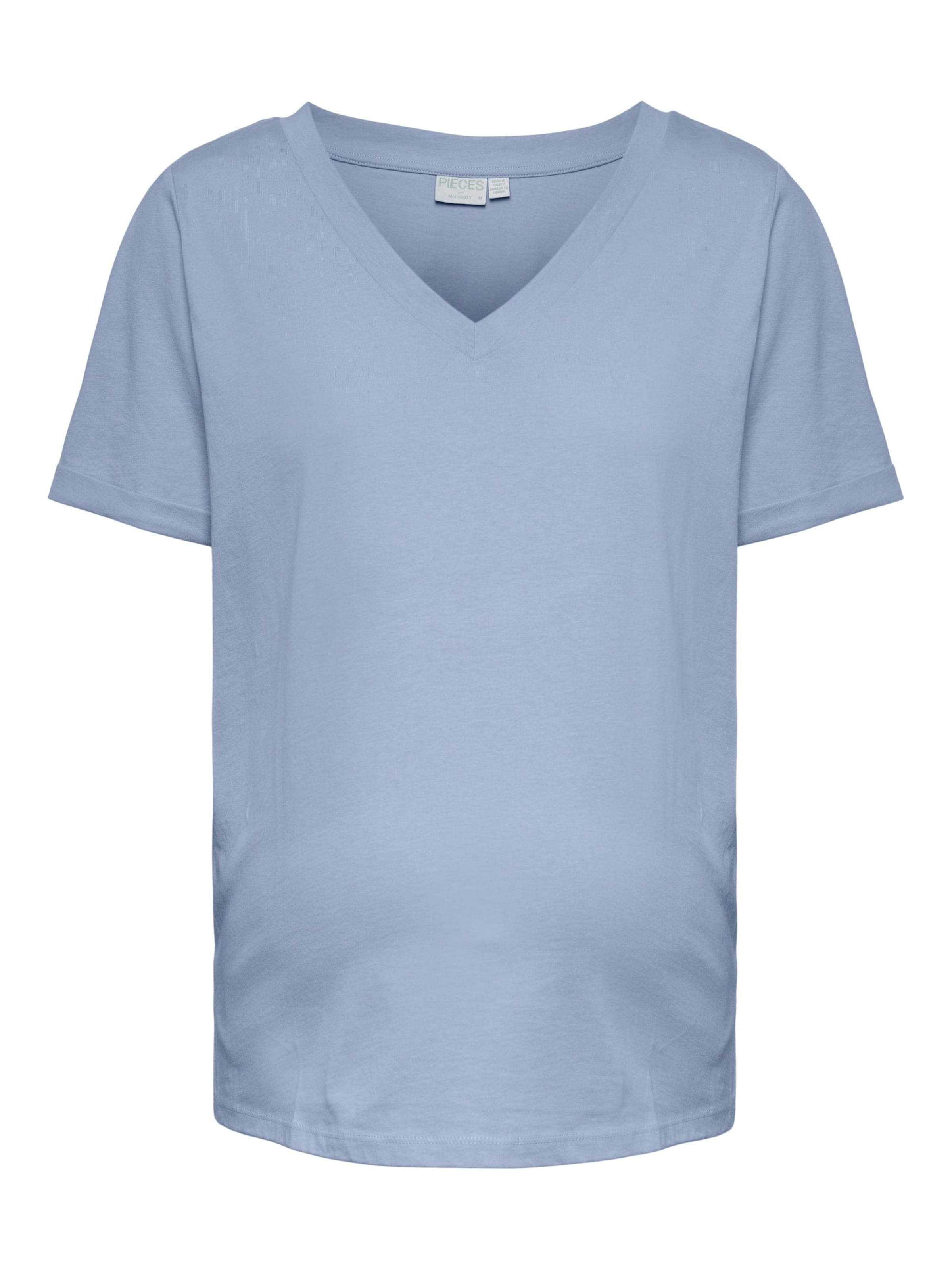 Pieces Maternity T-Shirt 'ria' L Bleu