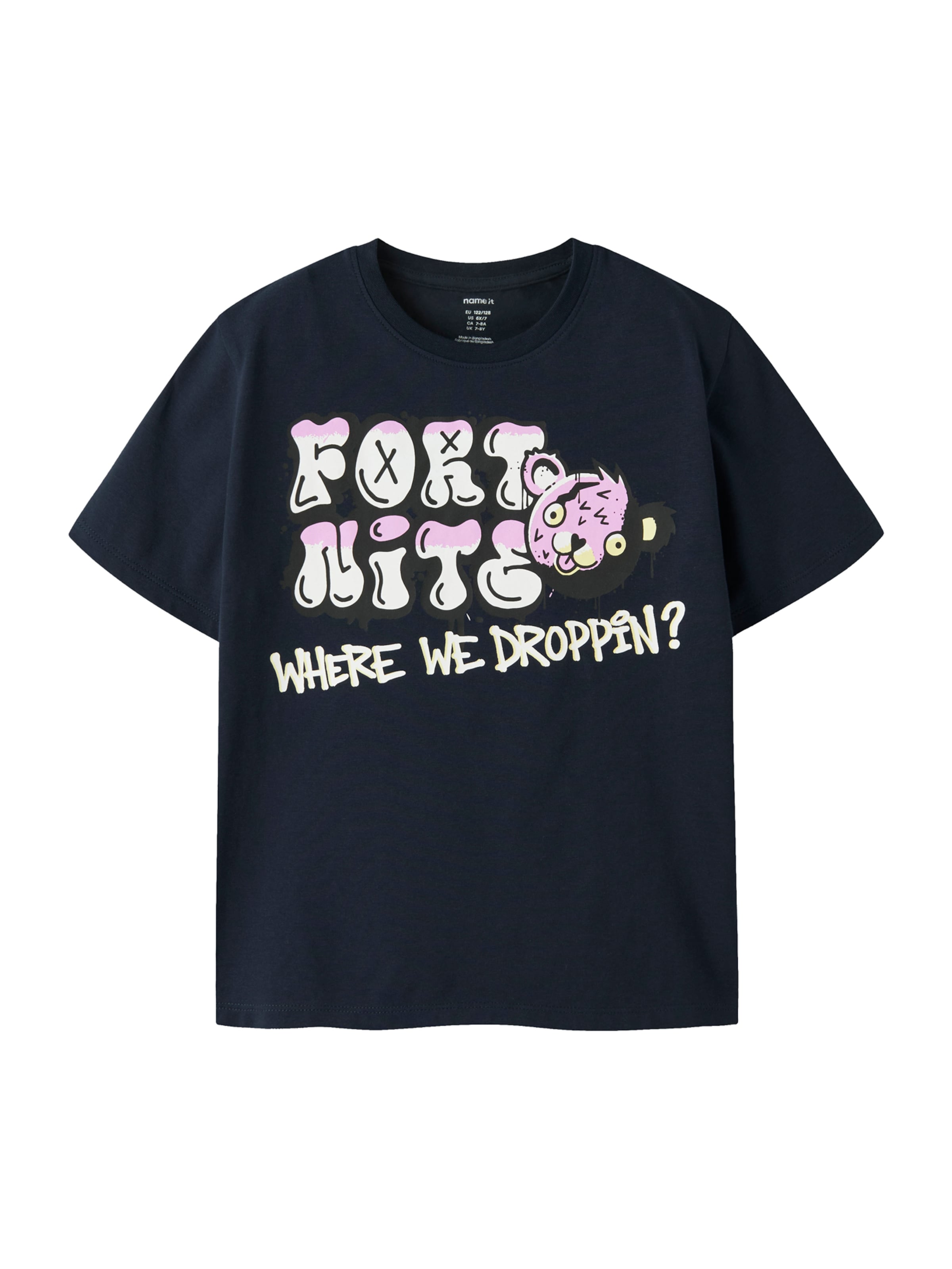 NAME IT Póló 'NKMFRANS FORTNITE' jungen kék 164