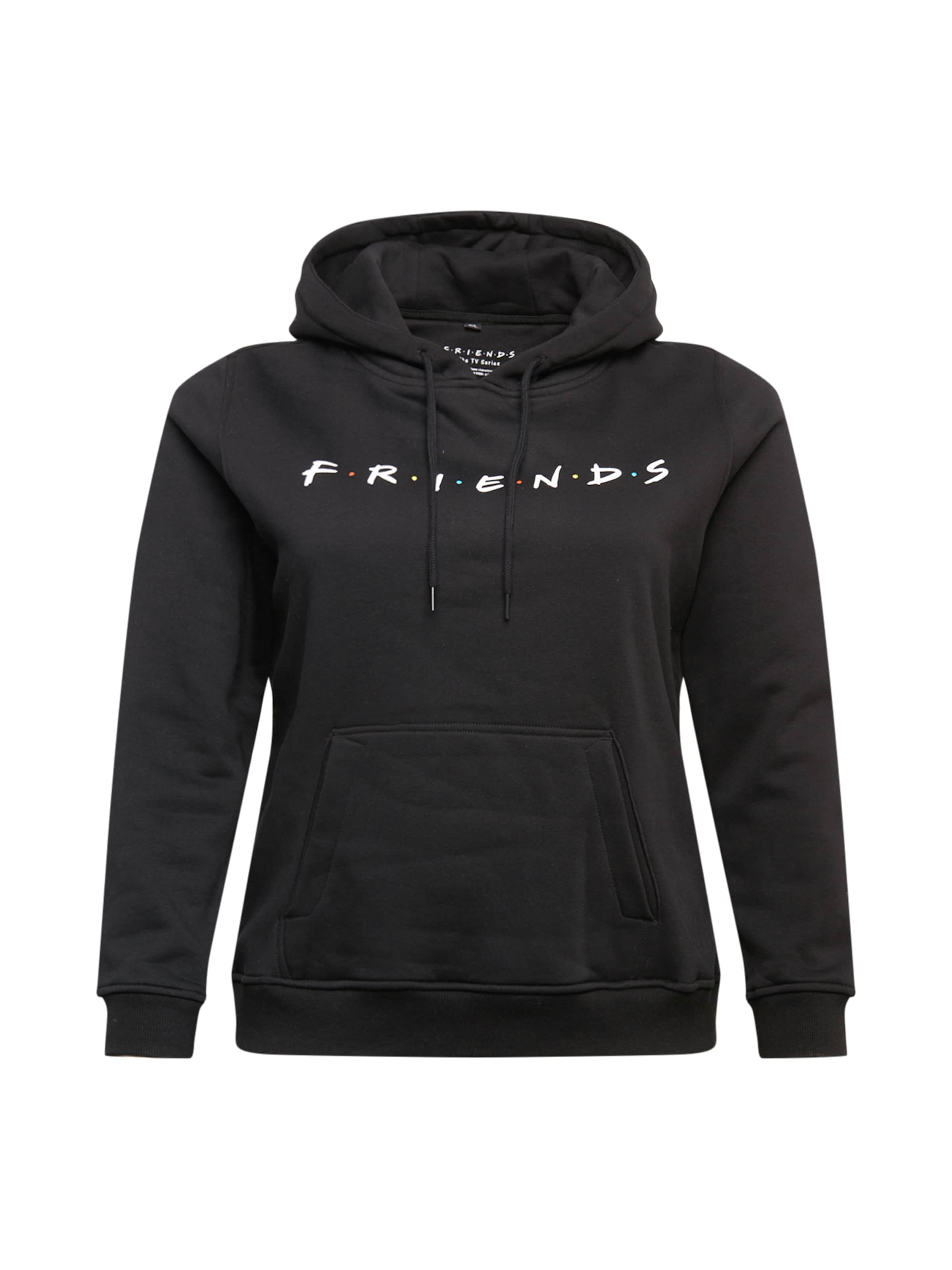 Merchcode Bluză de molton femei negru xl