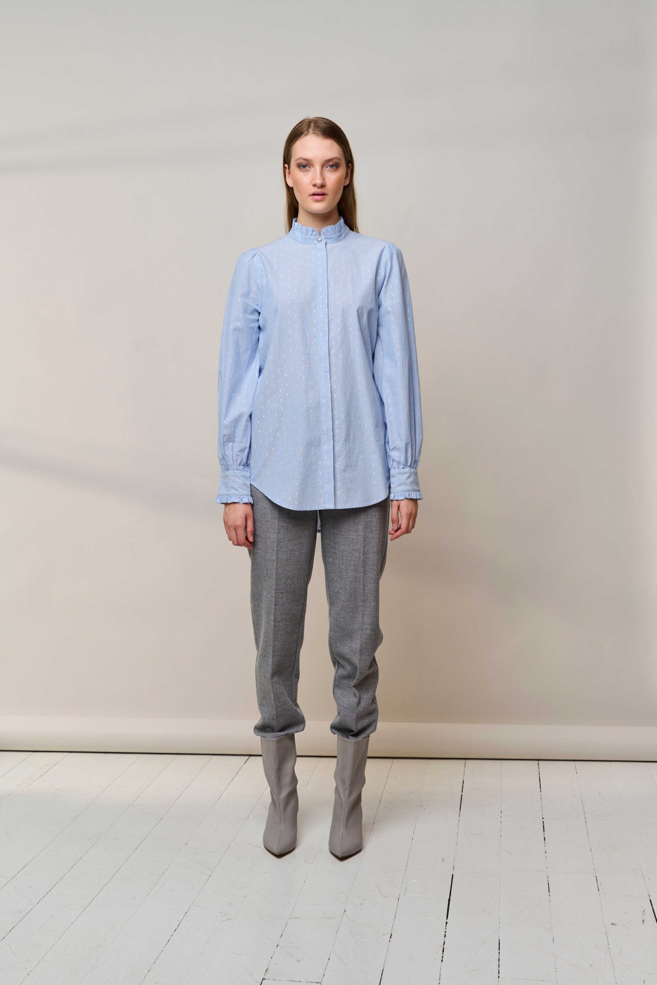 Bruuns Bazaar Chemisier 'clover Dover' XS Bleu
