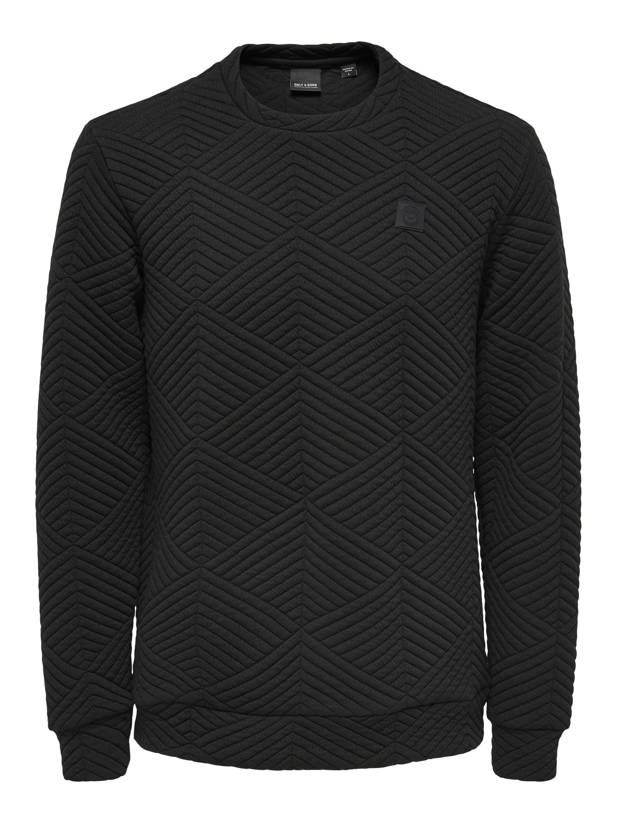 Only & Sons Sweat-Shirt 'rodney' XS Noir