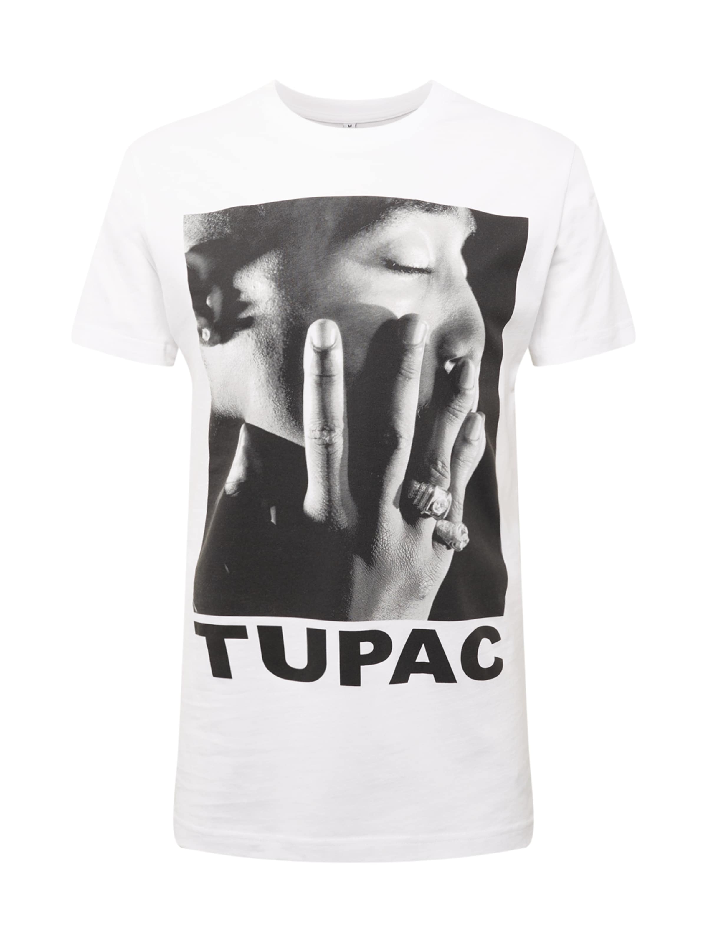 Mister Tee Tričko 'Tupac Profile' muzi biela xxl
