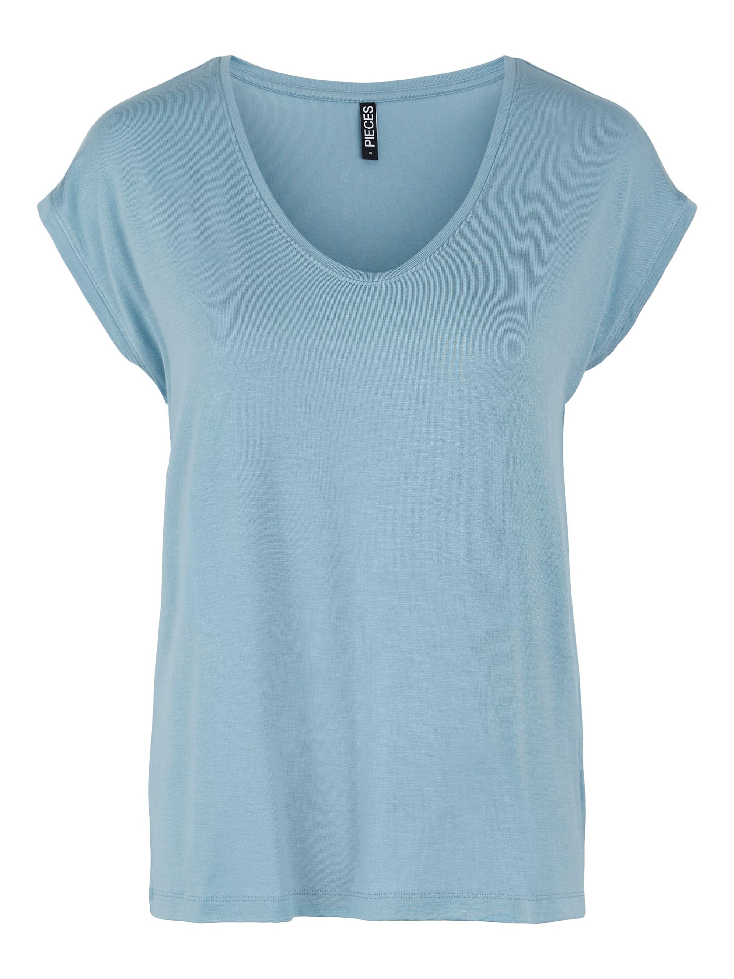 Pieces T-Shirt 'billo' L Bleu