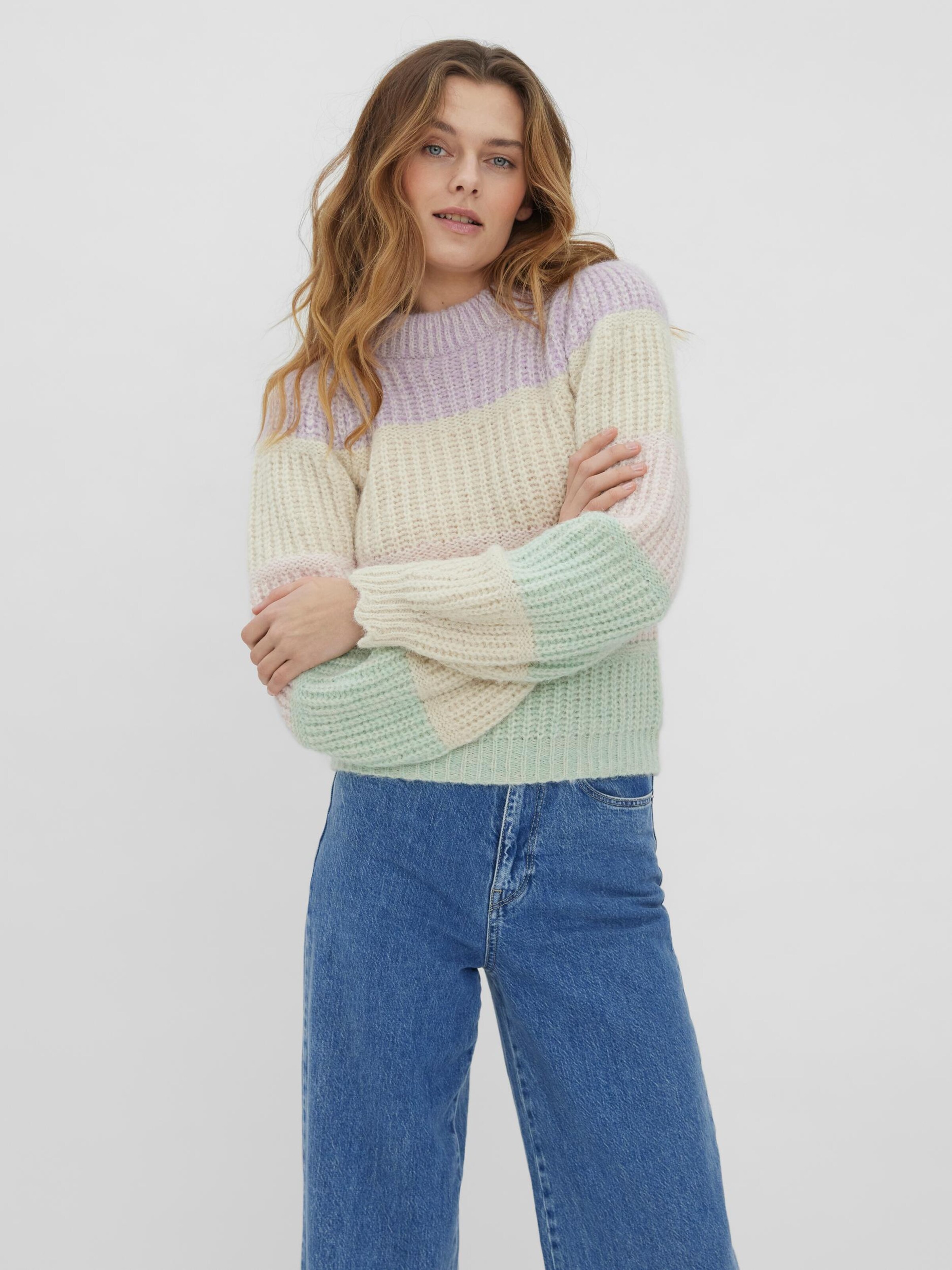 Vero Moda Pull-Over 'wine' XS Mélange De Couleurs