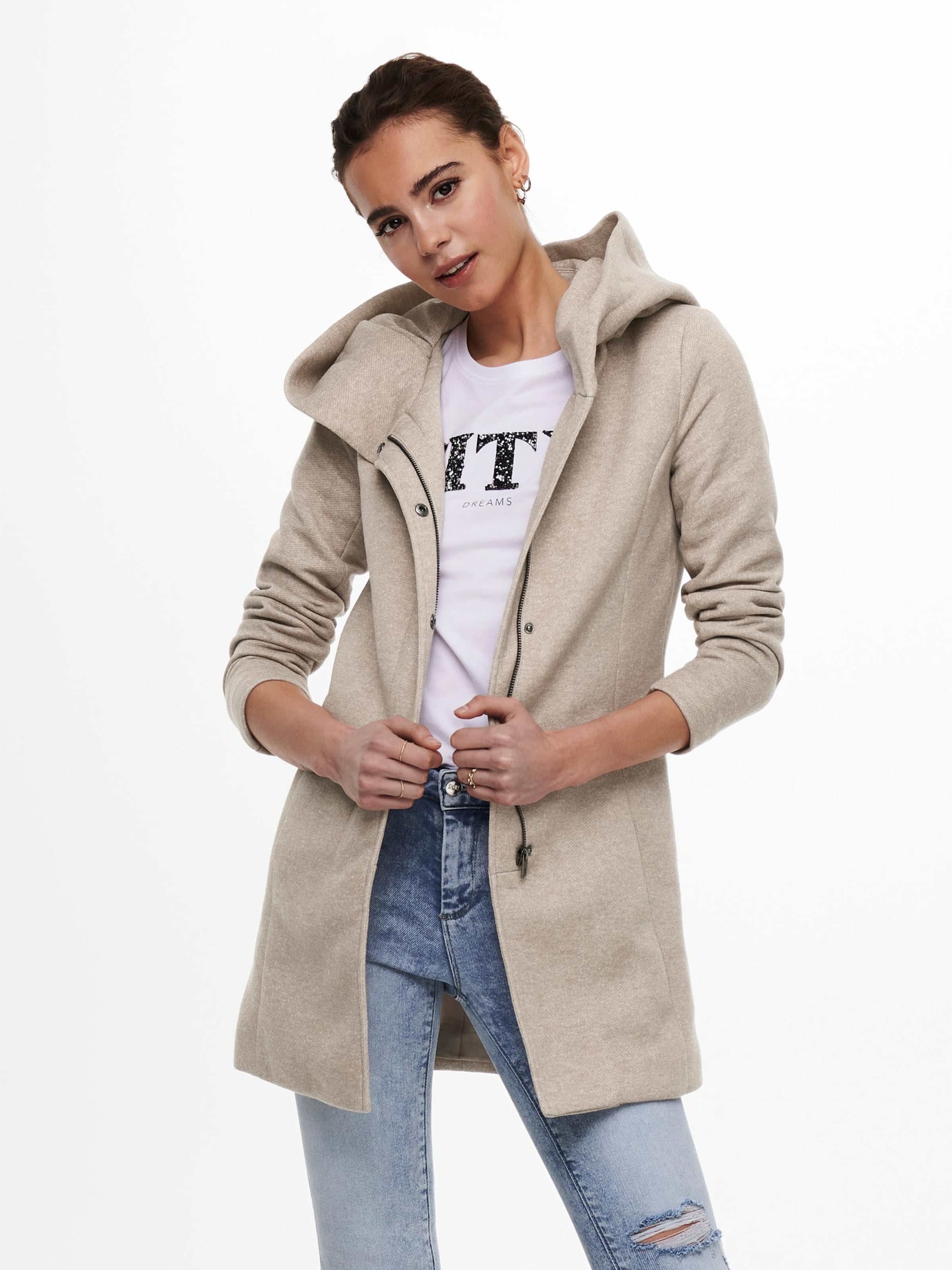 Only Manteau Mi-Saison 'sedona' XL Beige
