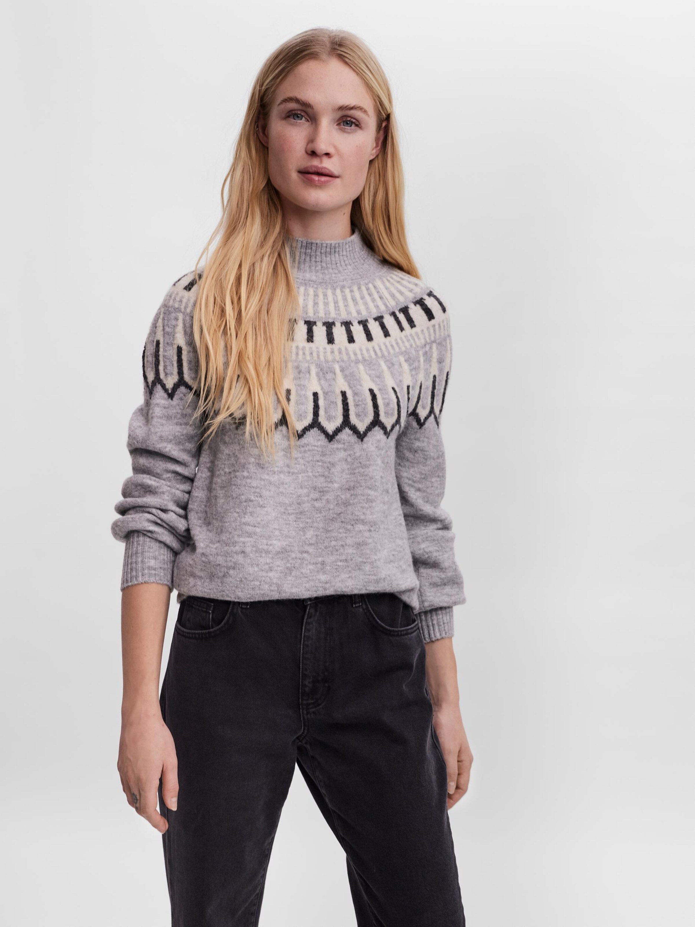 Vero Moda Pull-Over 'simone' L Gris