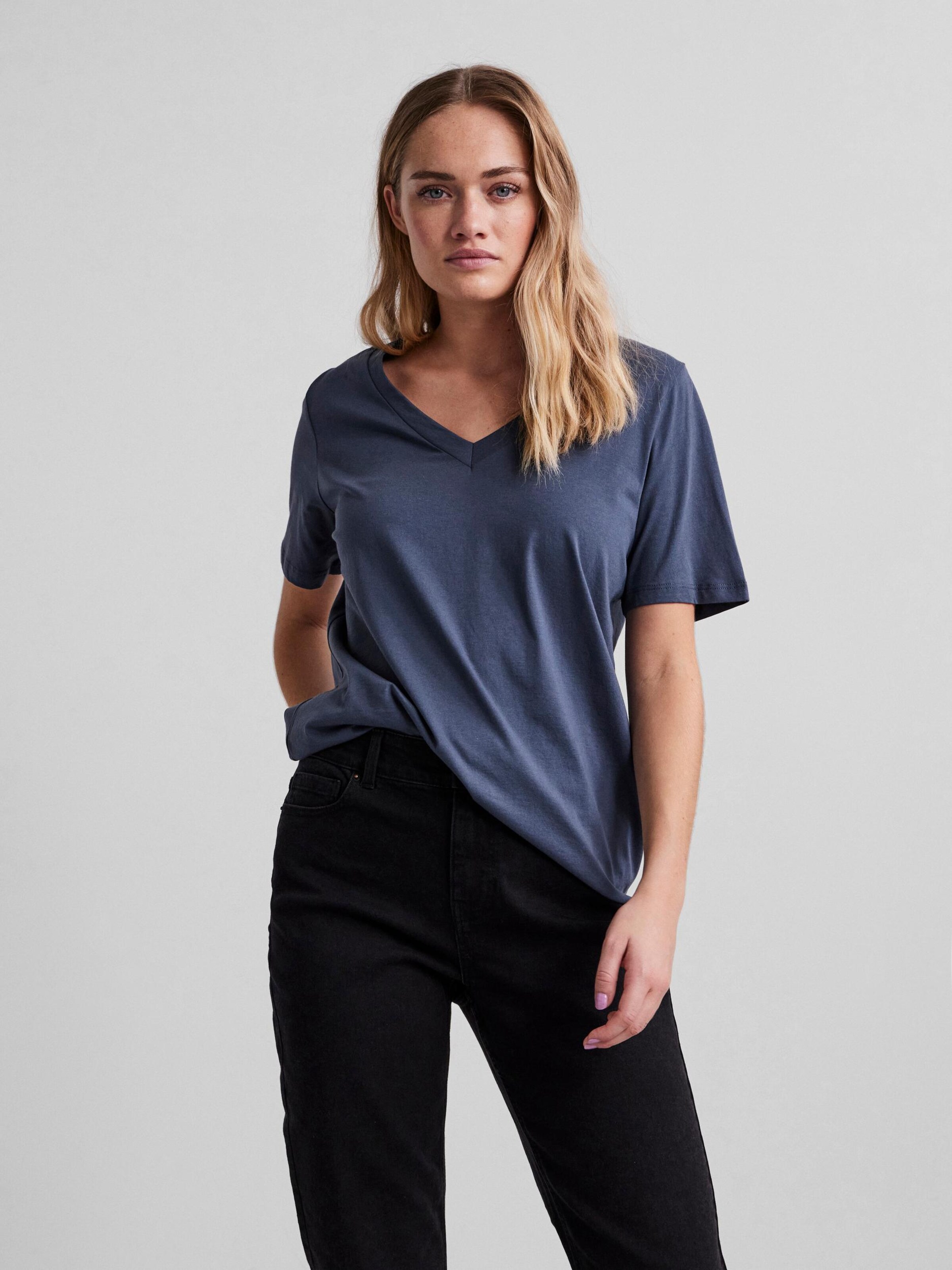 Pieces T-Shirt 'ria' XS Bleu