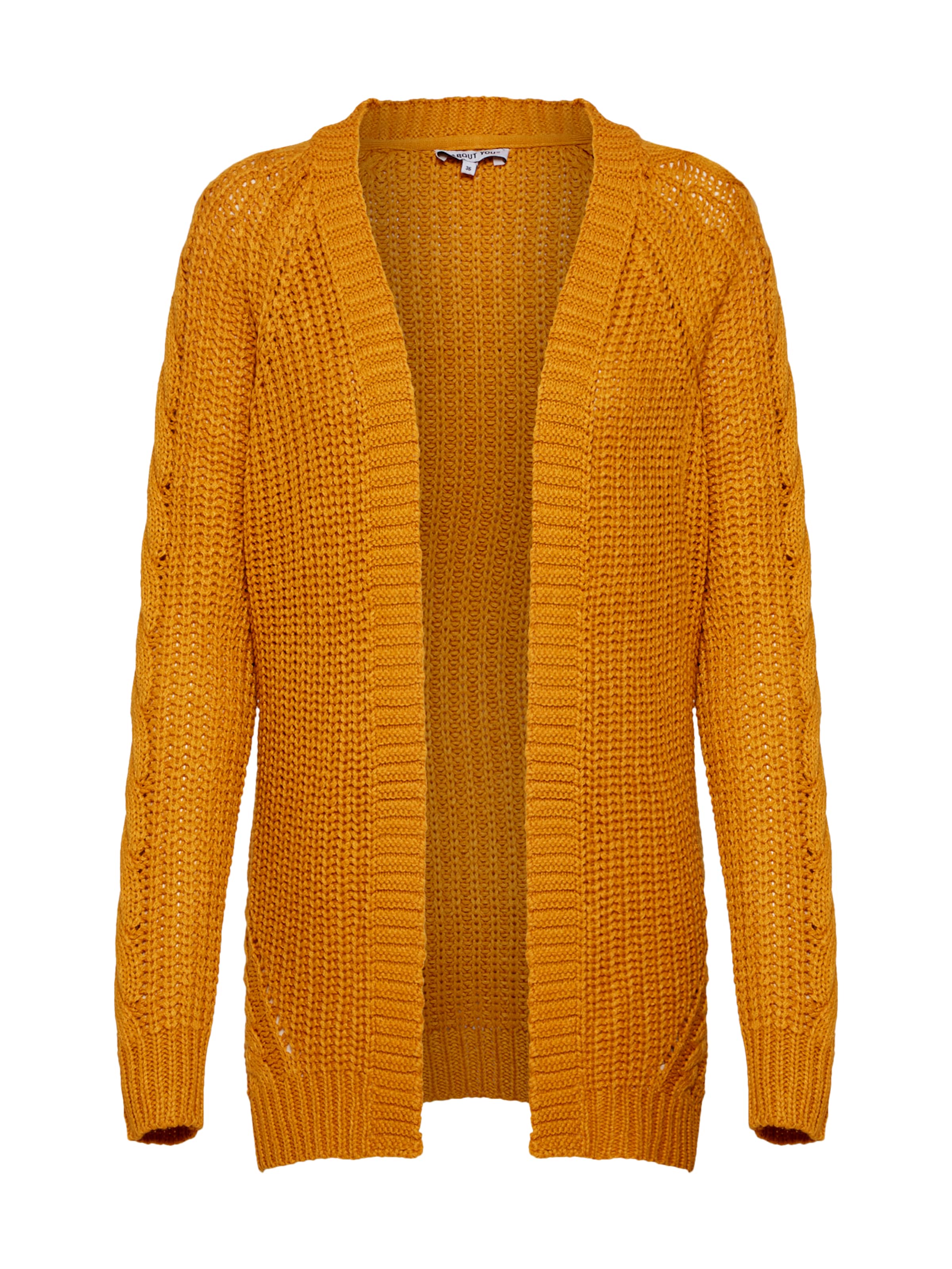 ABOUT YOU Strickjacke 'Saphira' frauen gelb m