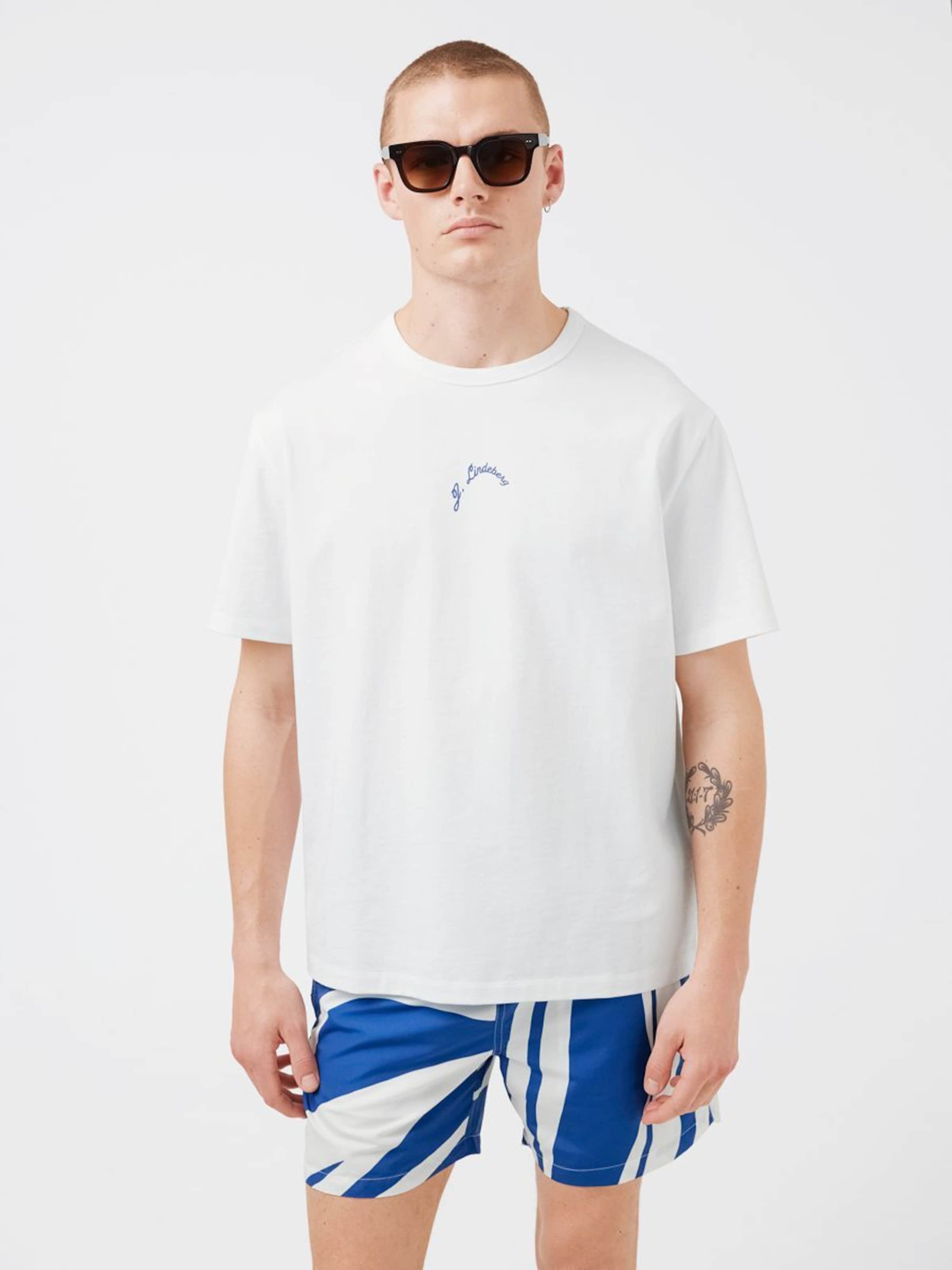 J.Lindeberg T-Shirt 'collin' L Blanc