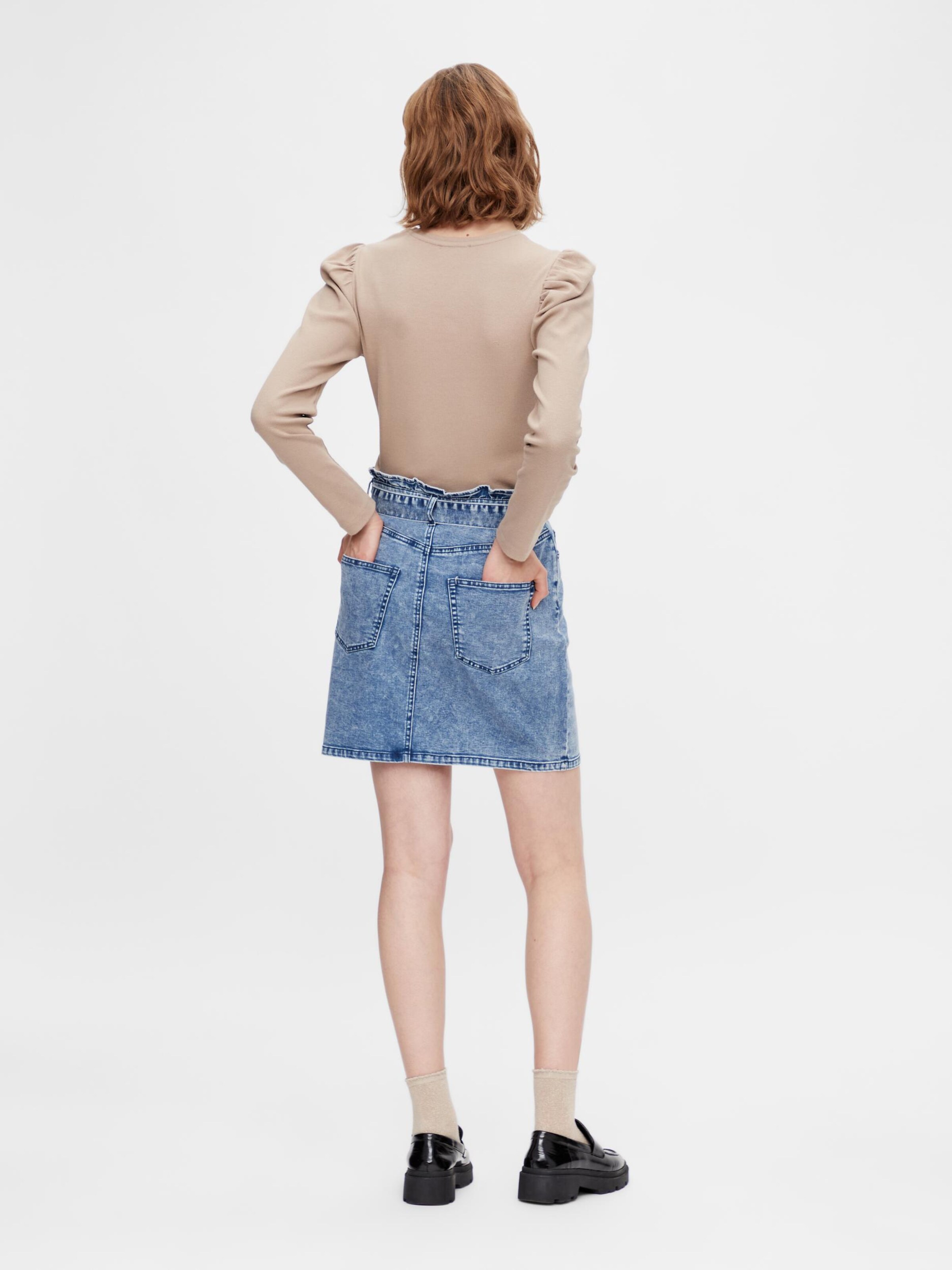 Pieces T-Shirt 'anna' L Beige