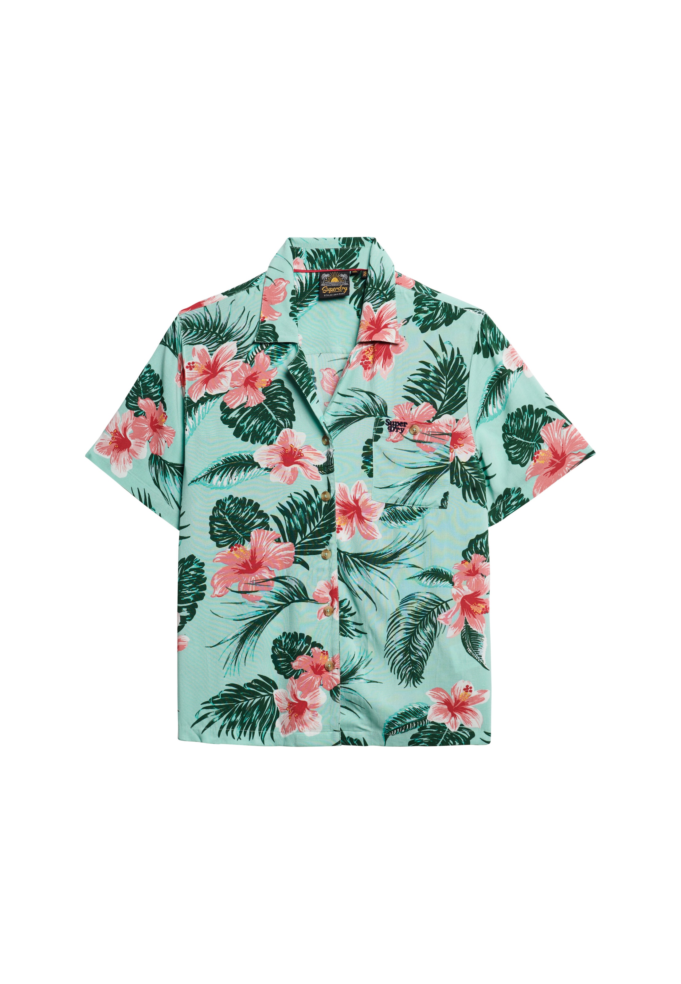 Superdry & Co Blúz 'Beach Resort' női zöld xl