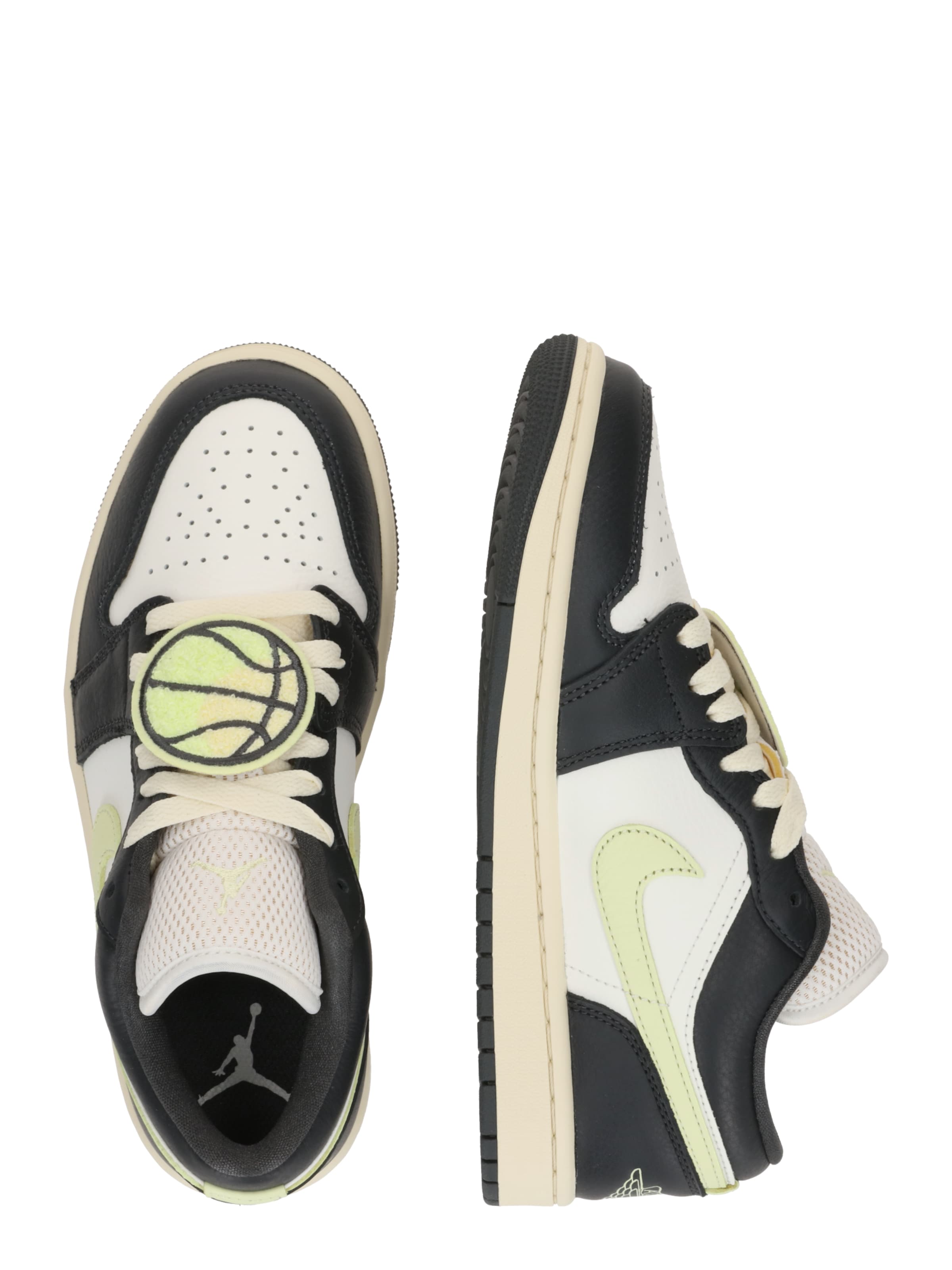 Jordan Rövid szárú sportcipők 'AIR JORDAN 1' női szürke 36