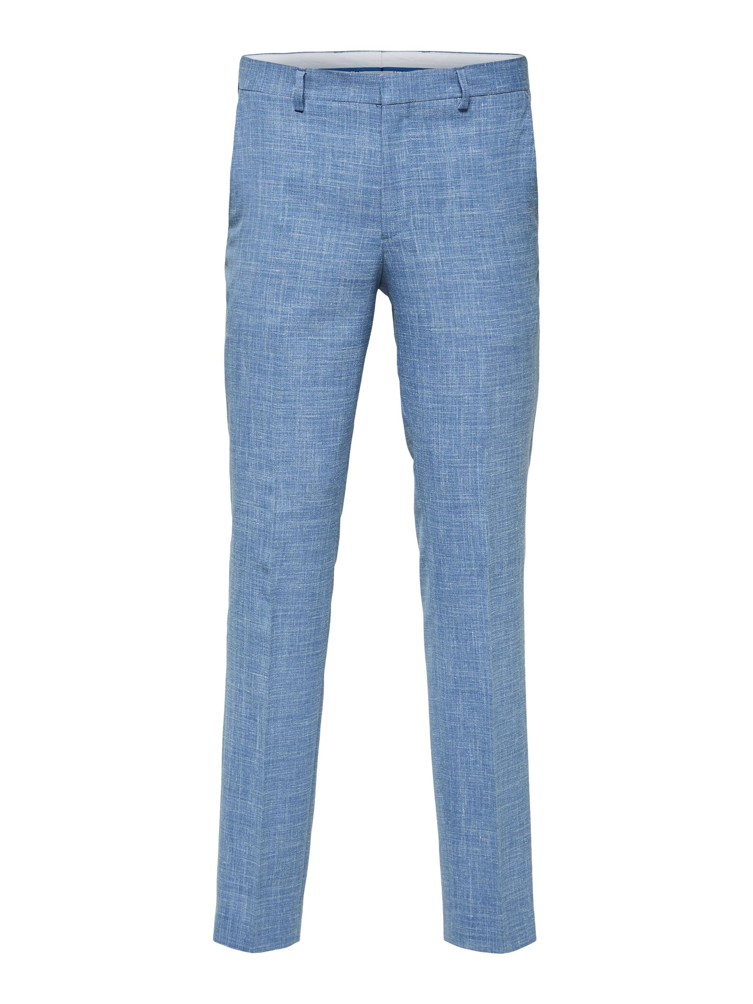 Selected Homme Pantalon À Plis 'oasis' 48 Bleu