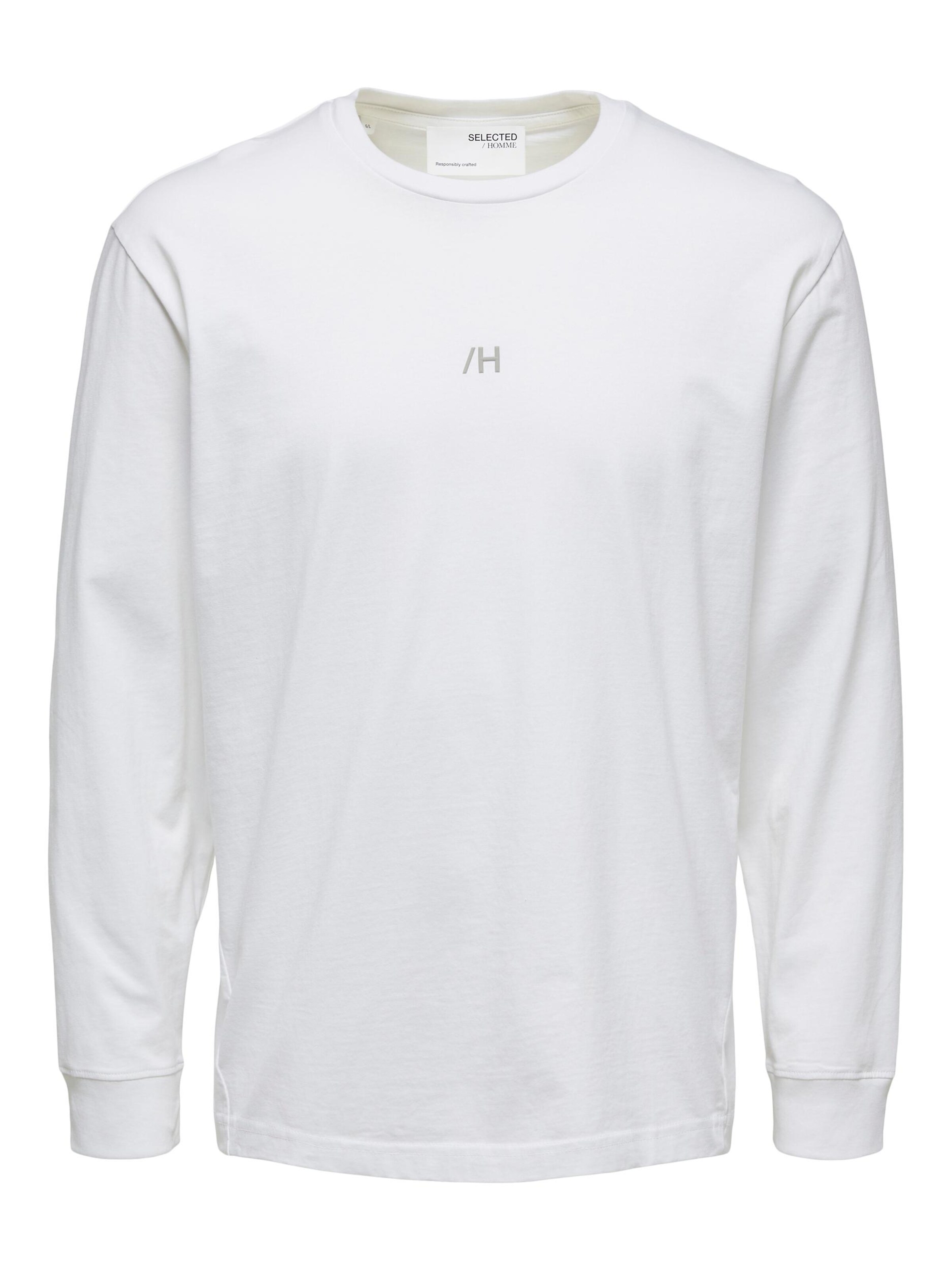 Selected Homme T-Shirt L Blanc