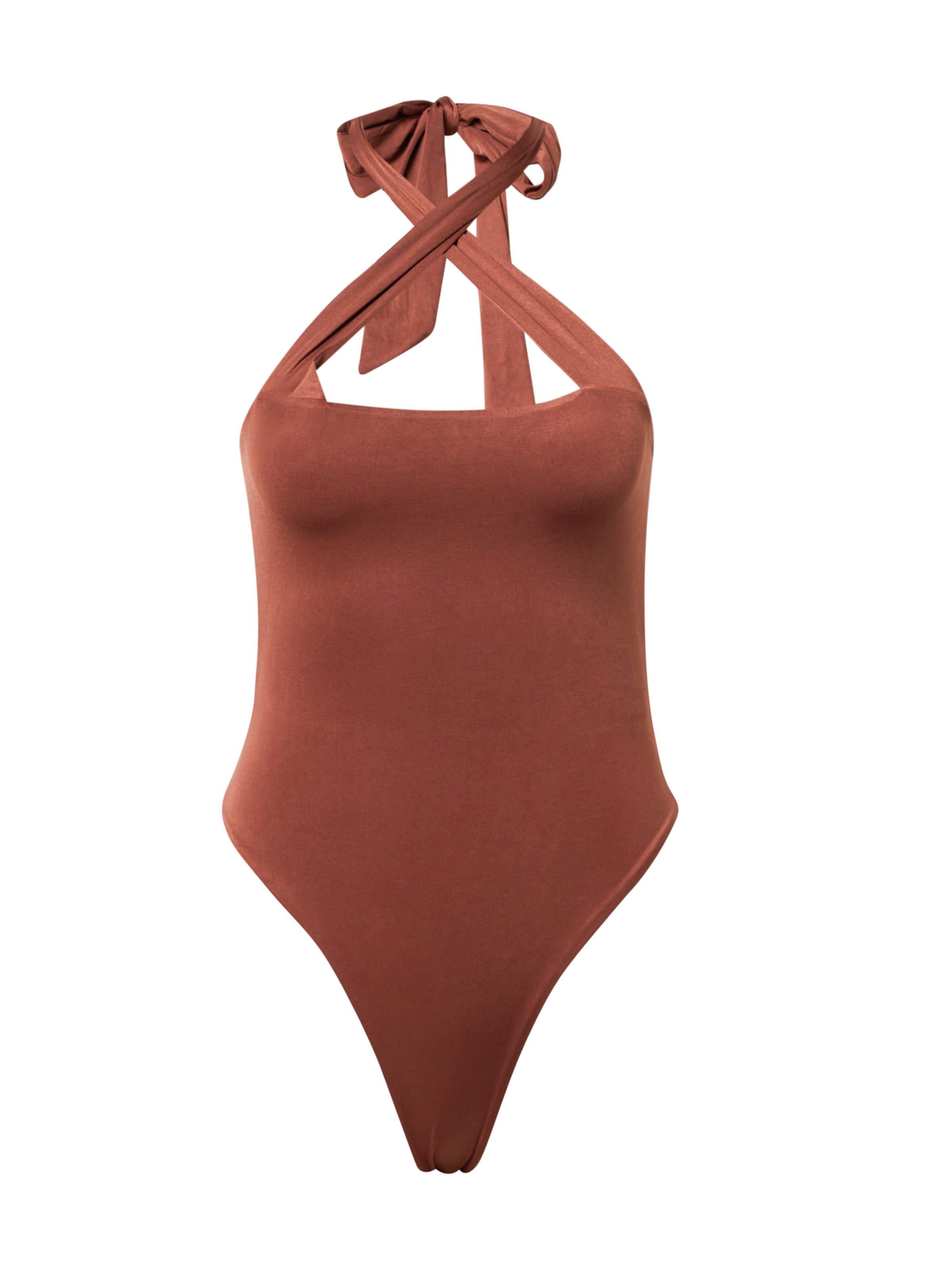 Misspap Tricou body femei maro xs