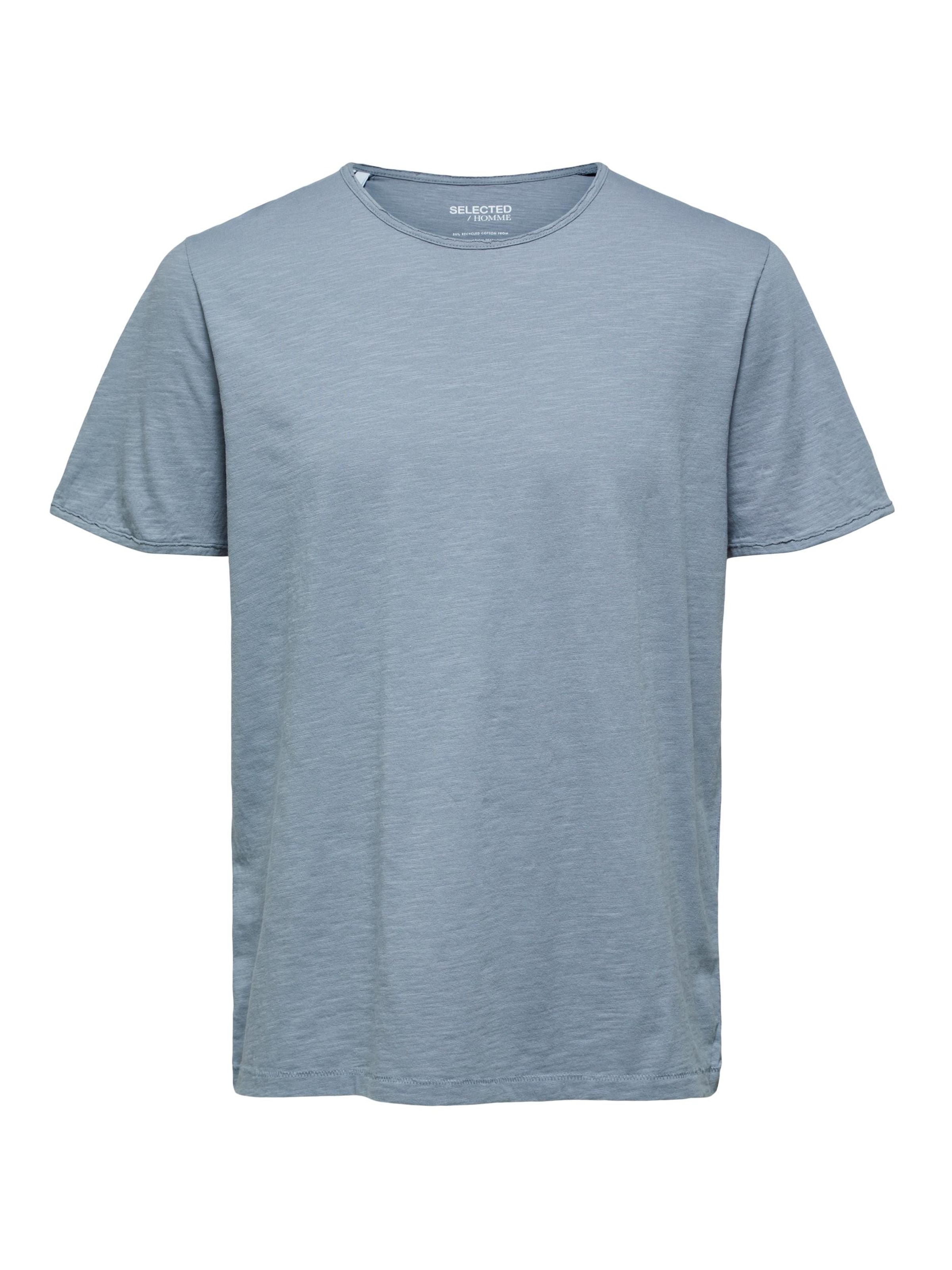 Selected Homme T-Shirt 'morgan' L Bleu