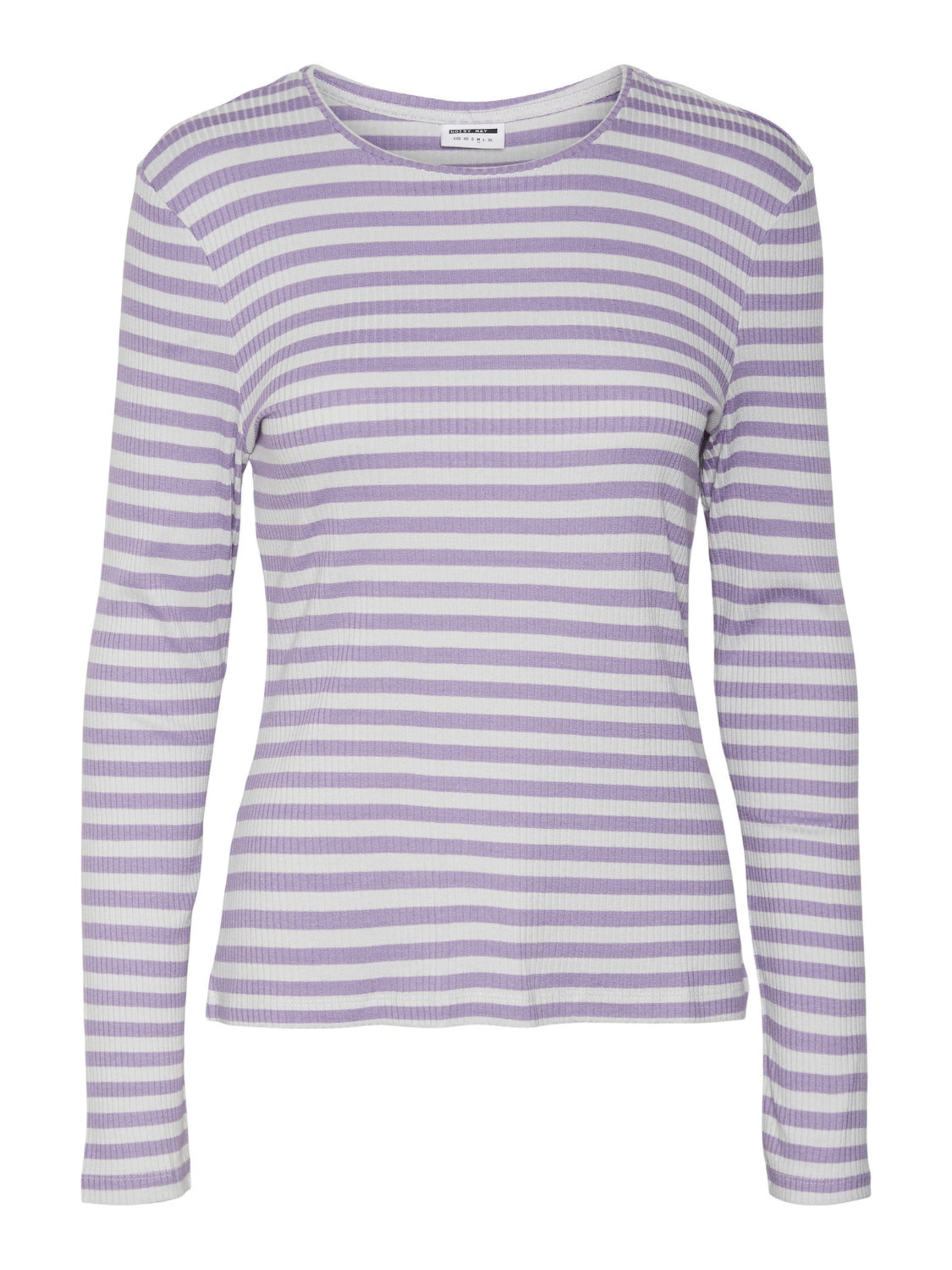 Noisy May T-Shirt 'tanya' L Violet