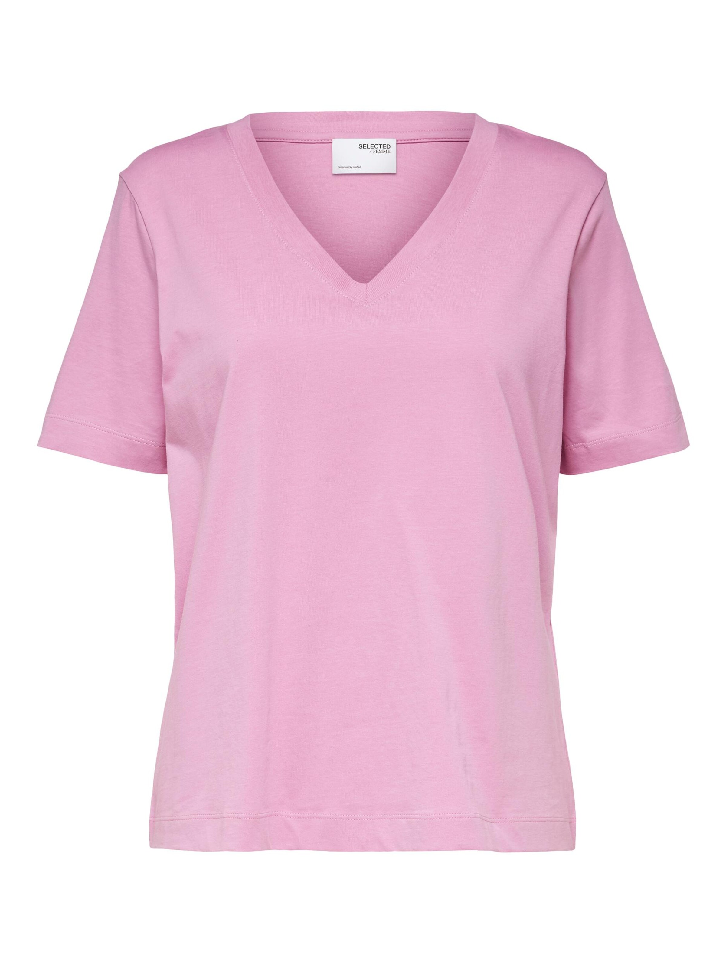 Selected Femme Curve T-Shirt 'andard' XXL Rose