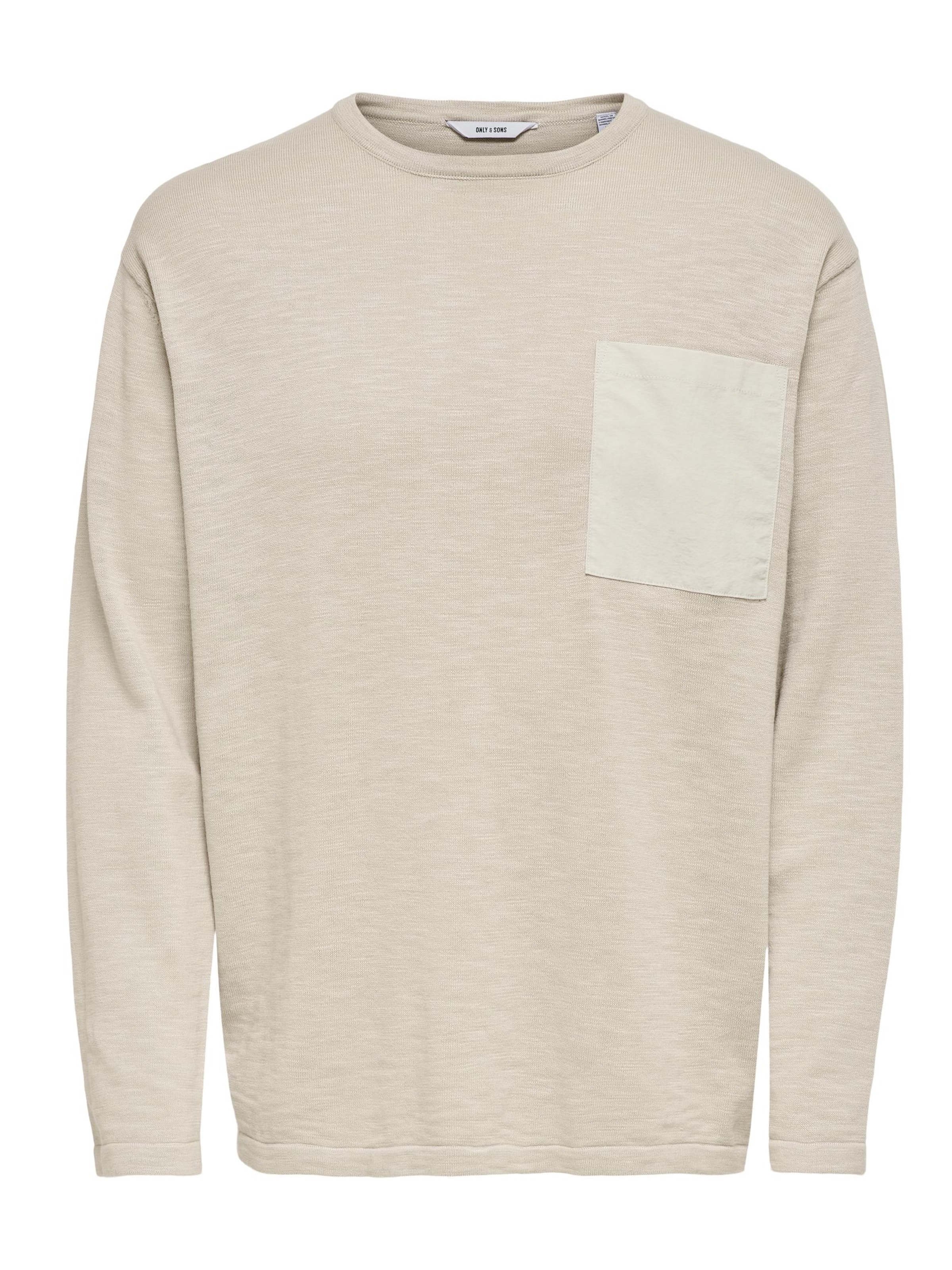 Only & Sons Pull-Over 'alan' XS Beige