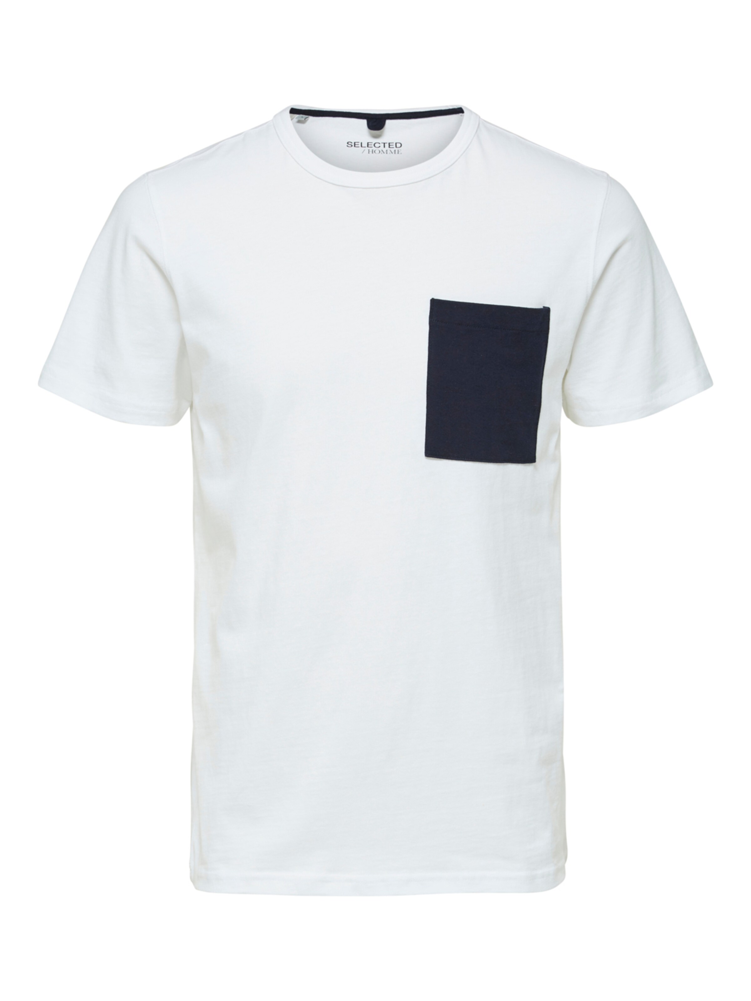 Selected Homme T-Shirt 'zane' L Blanc