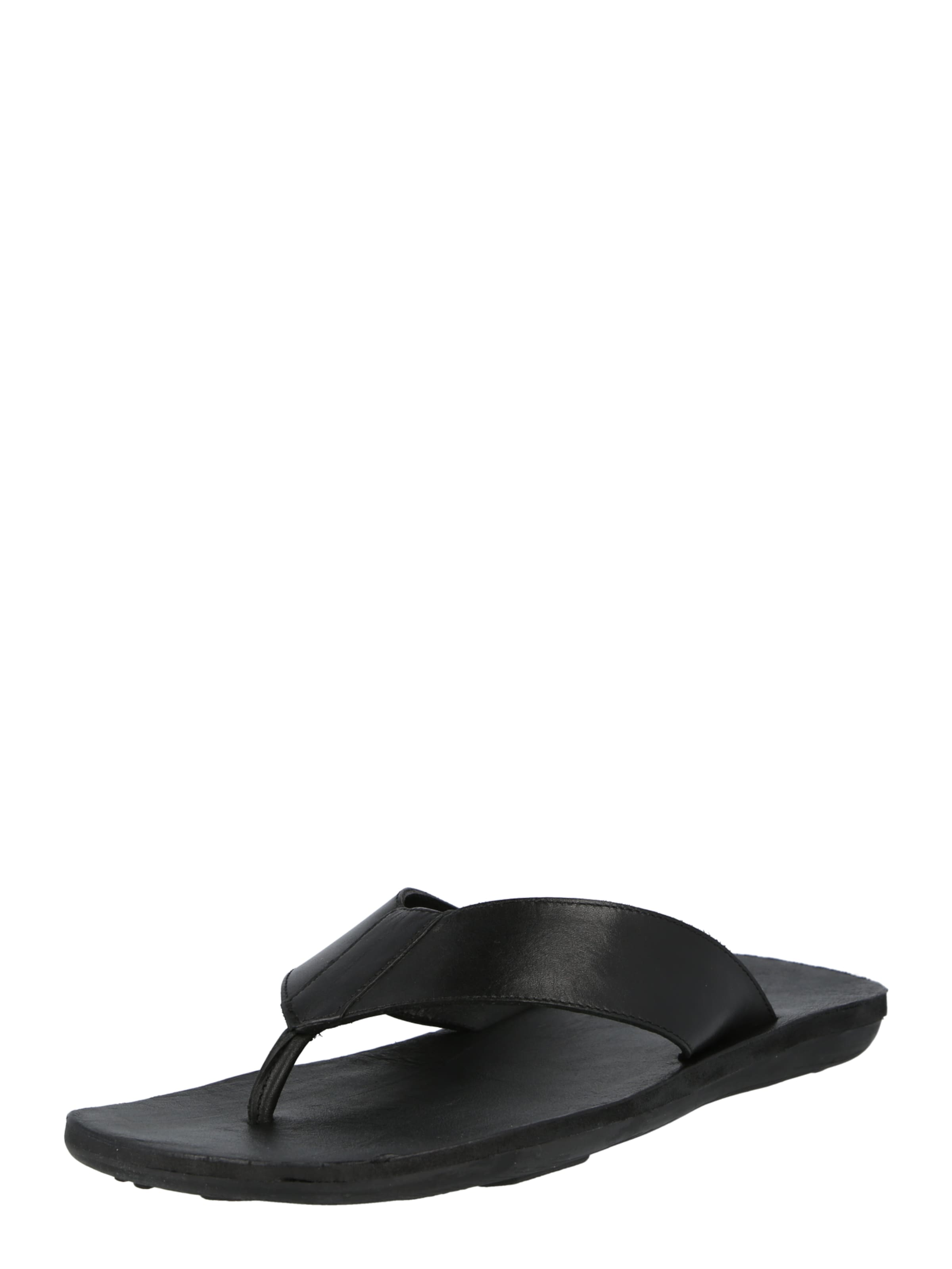 ABOUT YOU Teenslippers 'Jayson' heren schwarz 45